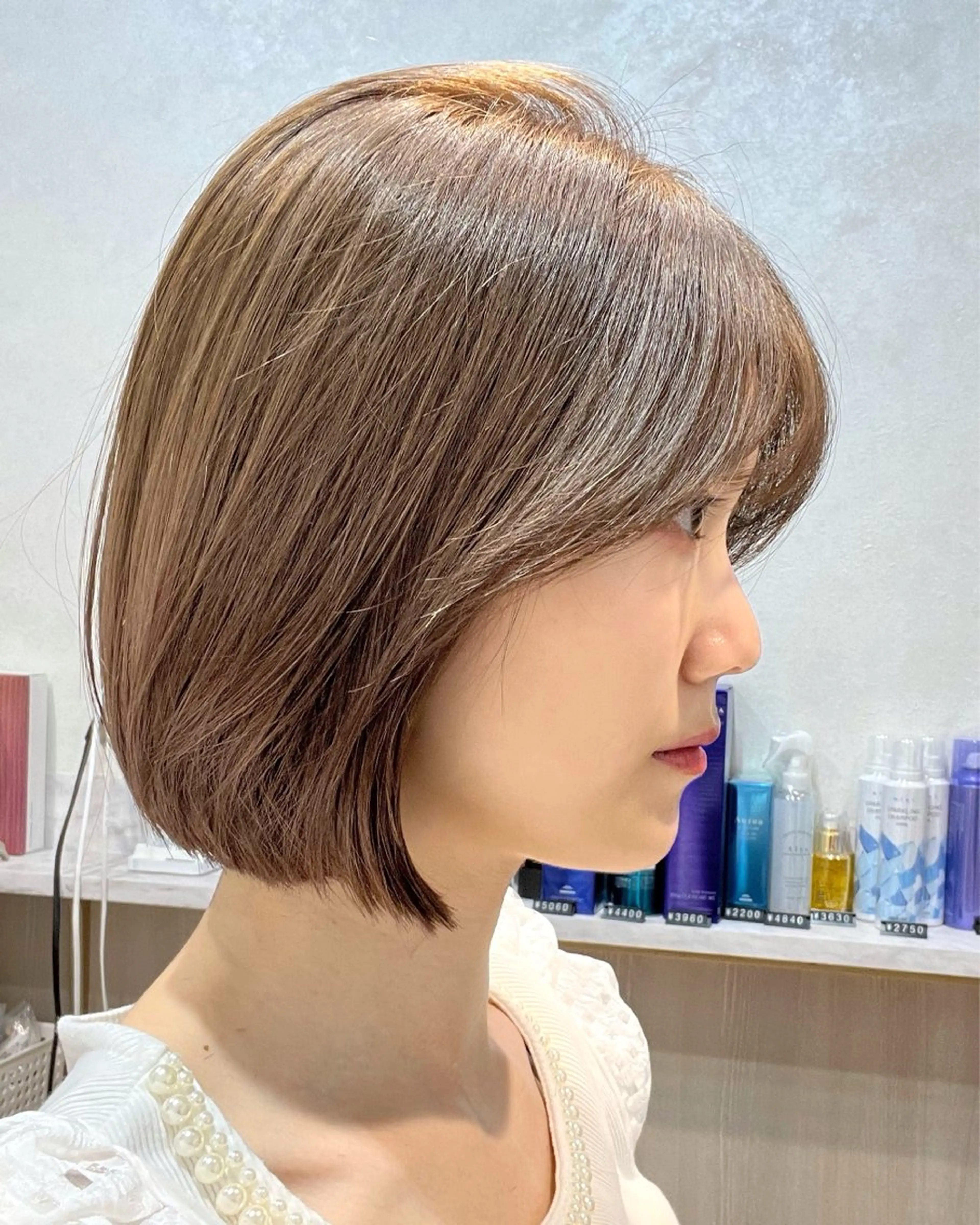 ショート カラー 💍新宿ショート 💍岩田莉奈のヘアスタイル