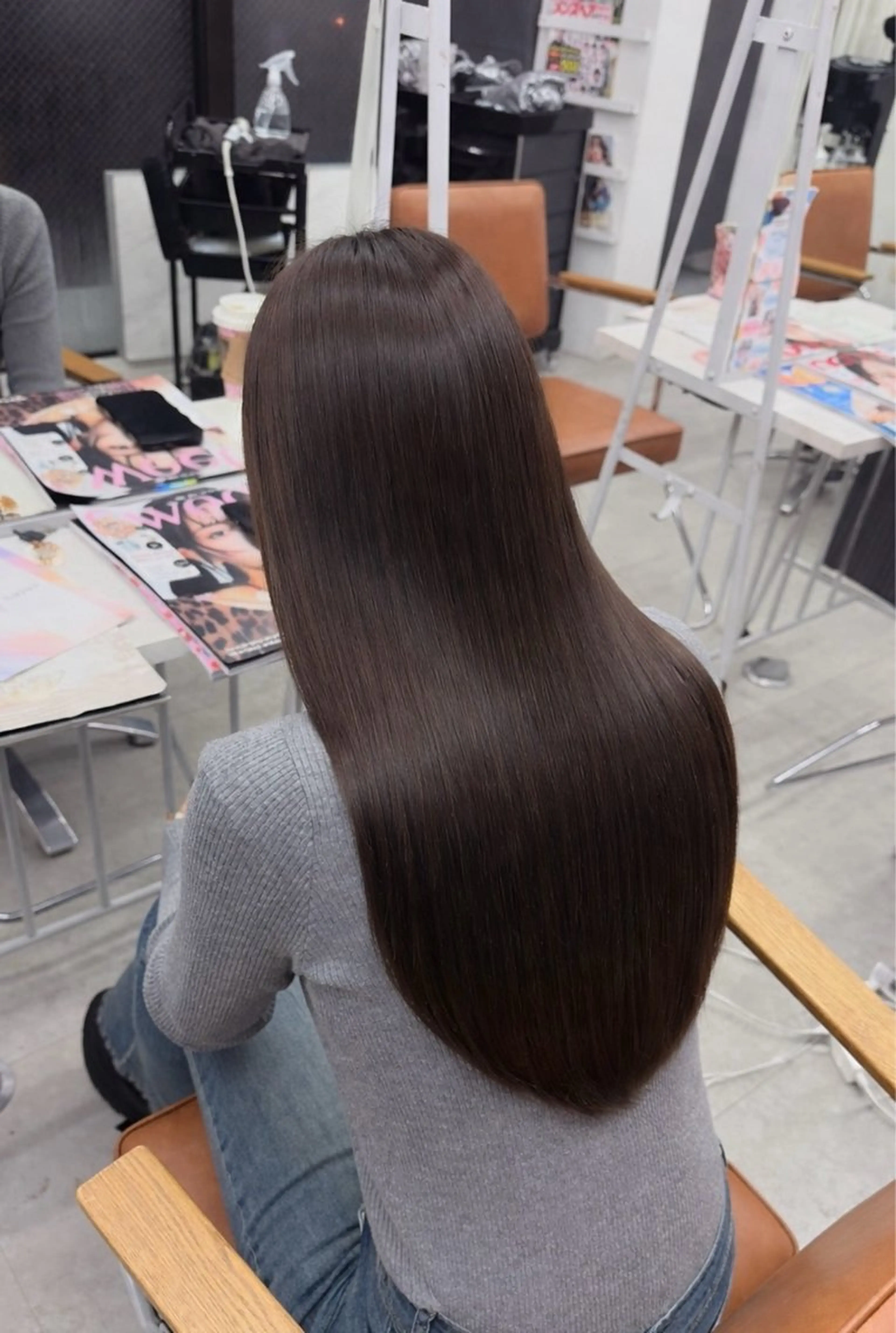 ワンカラー ➕ 髪質改善トリートメント 💟の写真