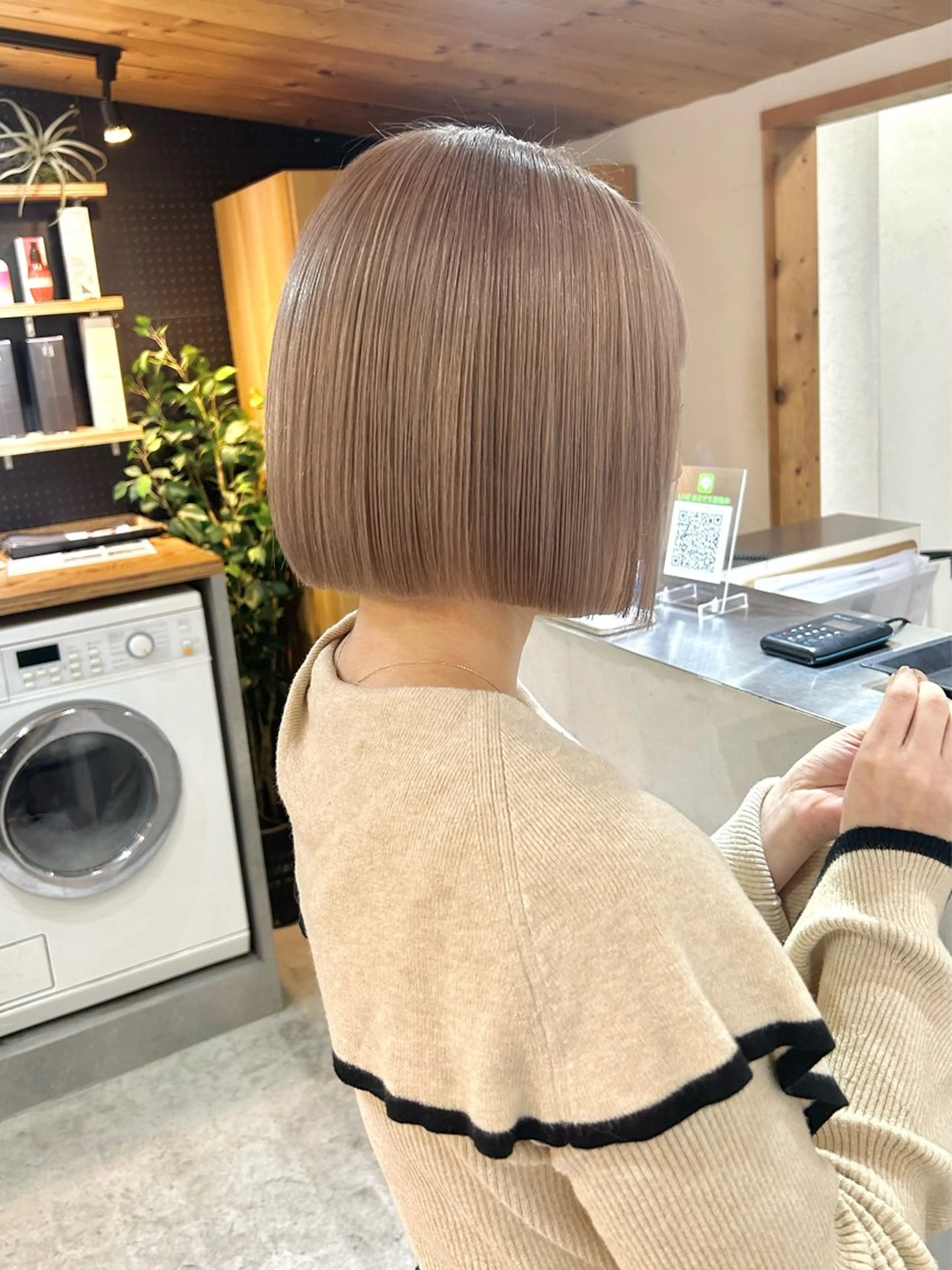 ショート カラー ヘアカラー トリートメント 韓国/ハイトーン/ ボブ🎀MIKU🎀のヘアスタイル