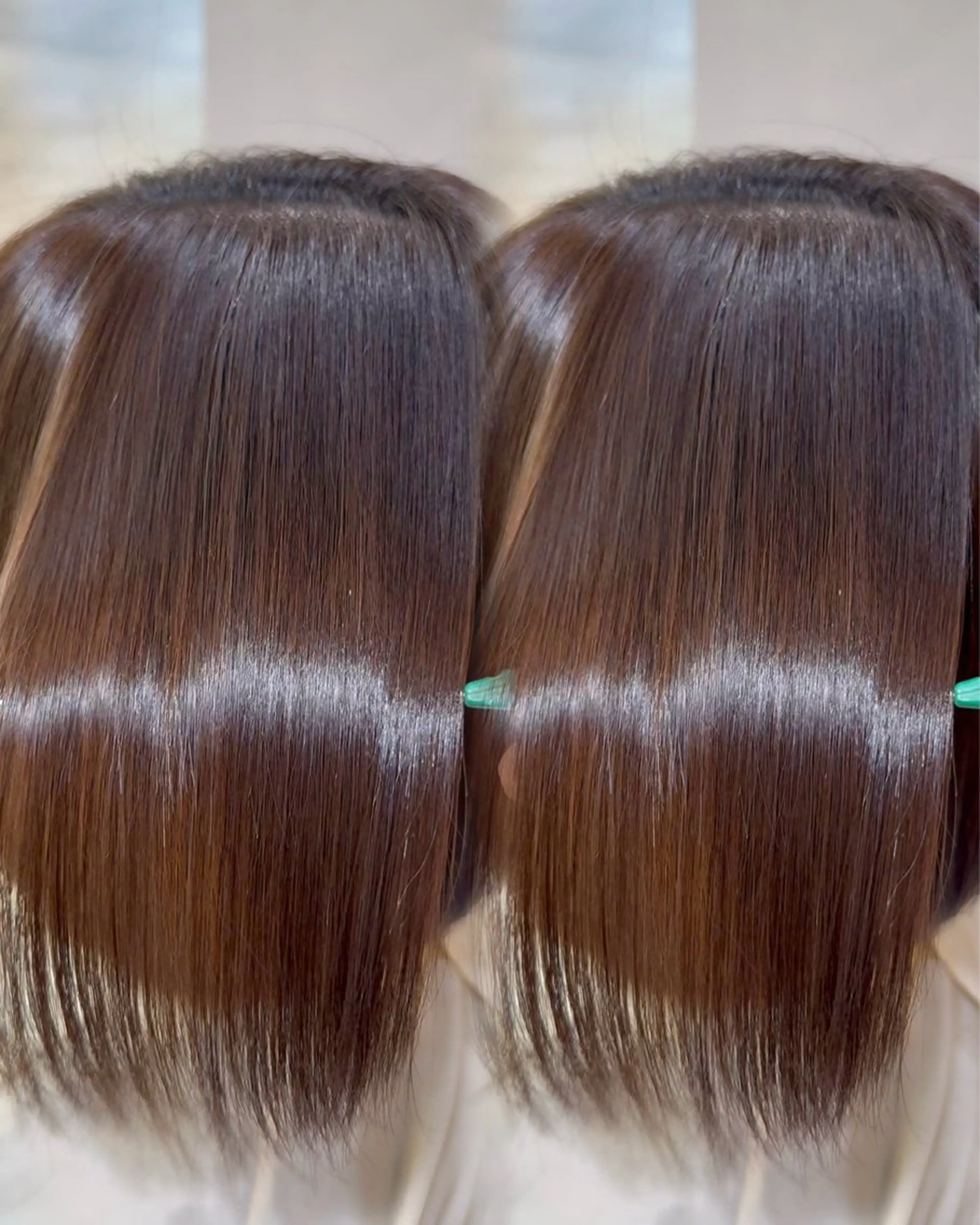 【10月先着10名限定🌸】メンテナンスカット+美髪縮毛矯正+濃密保水トリートメント※乾かしたのみで美髪になれます✨の写真