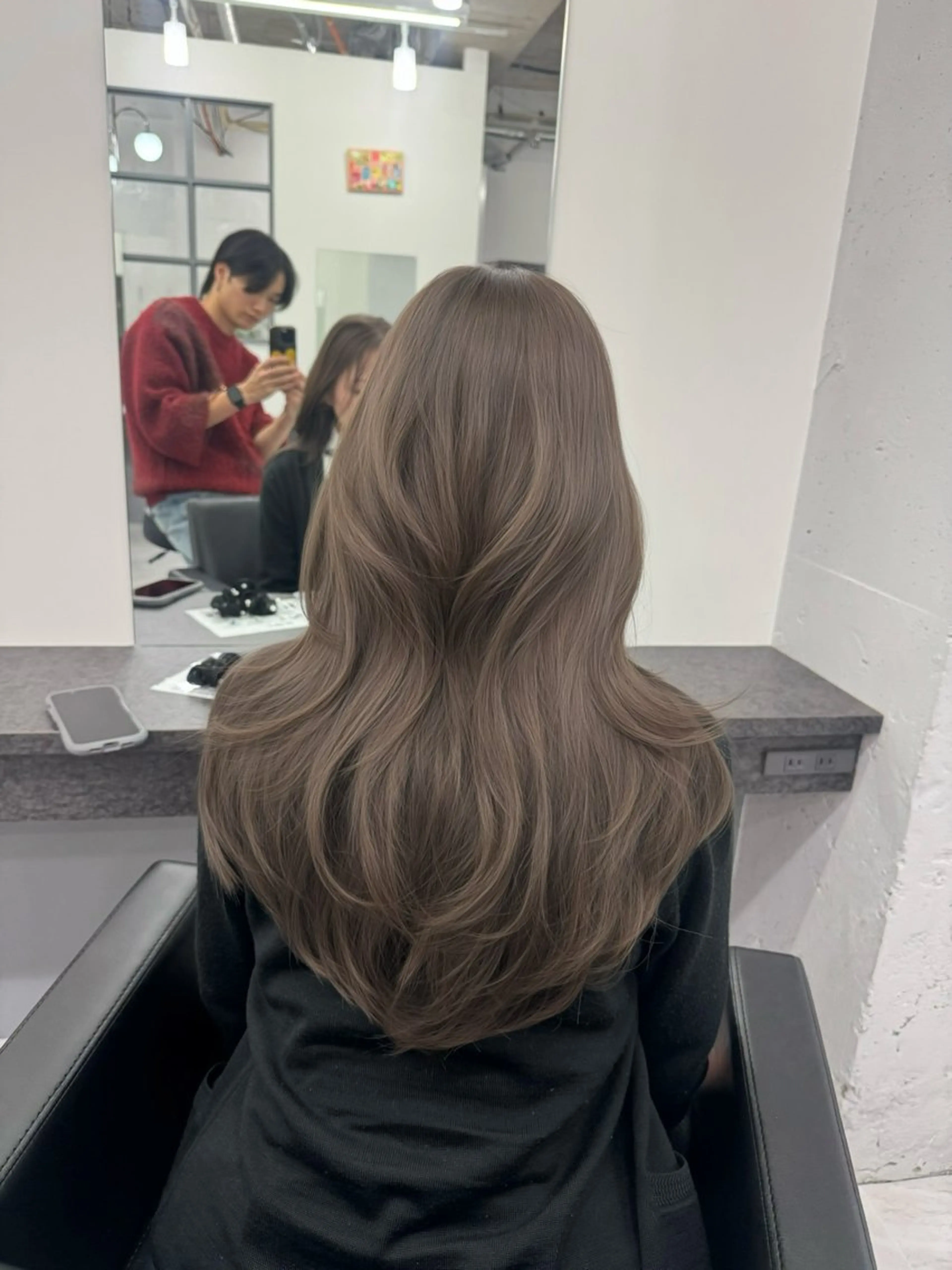 ロング カット ヘアカラー トリートメント レイヤー・ブリーチ kiyotoshiのヘアスタイル