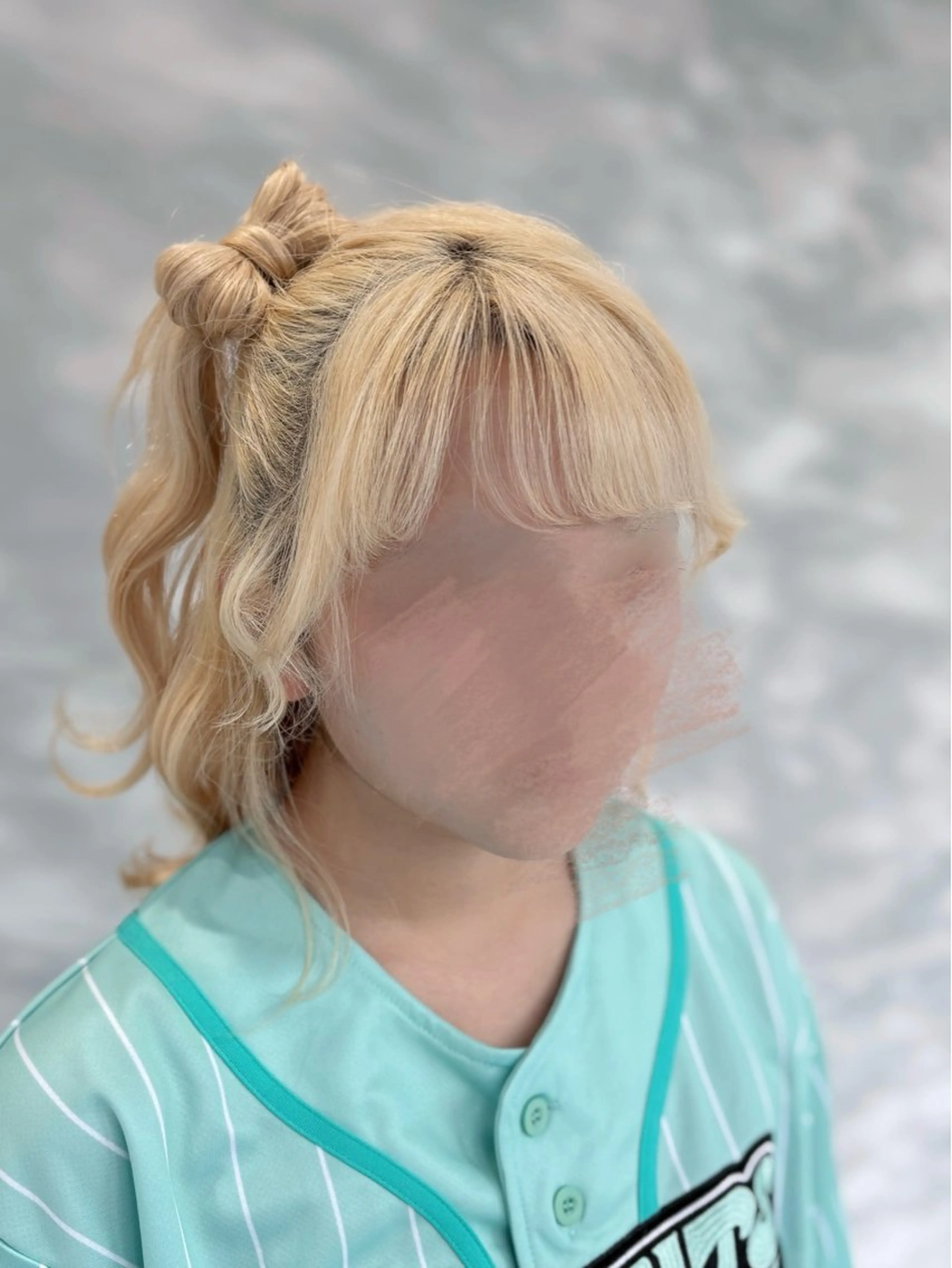 ミディアム ヘアアレンジ ヘアセット Maho ブリーチモデル募集中のヘアスタイル