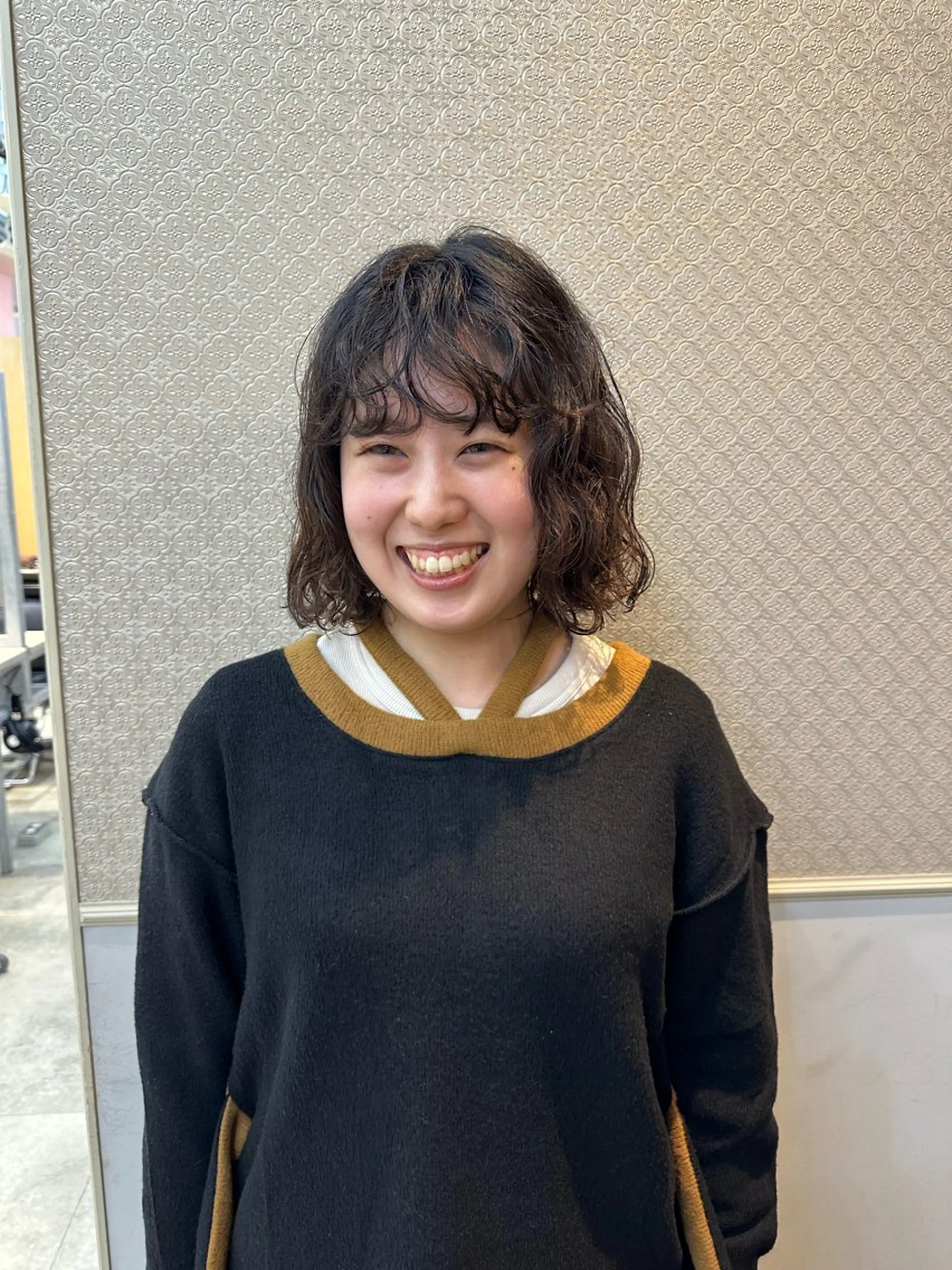 ショート パーマ さとう あやかのヘアスタイル