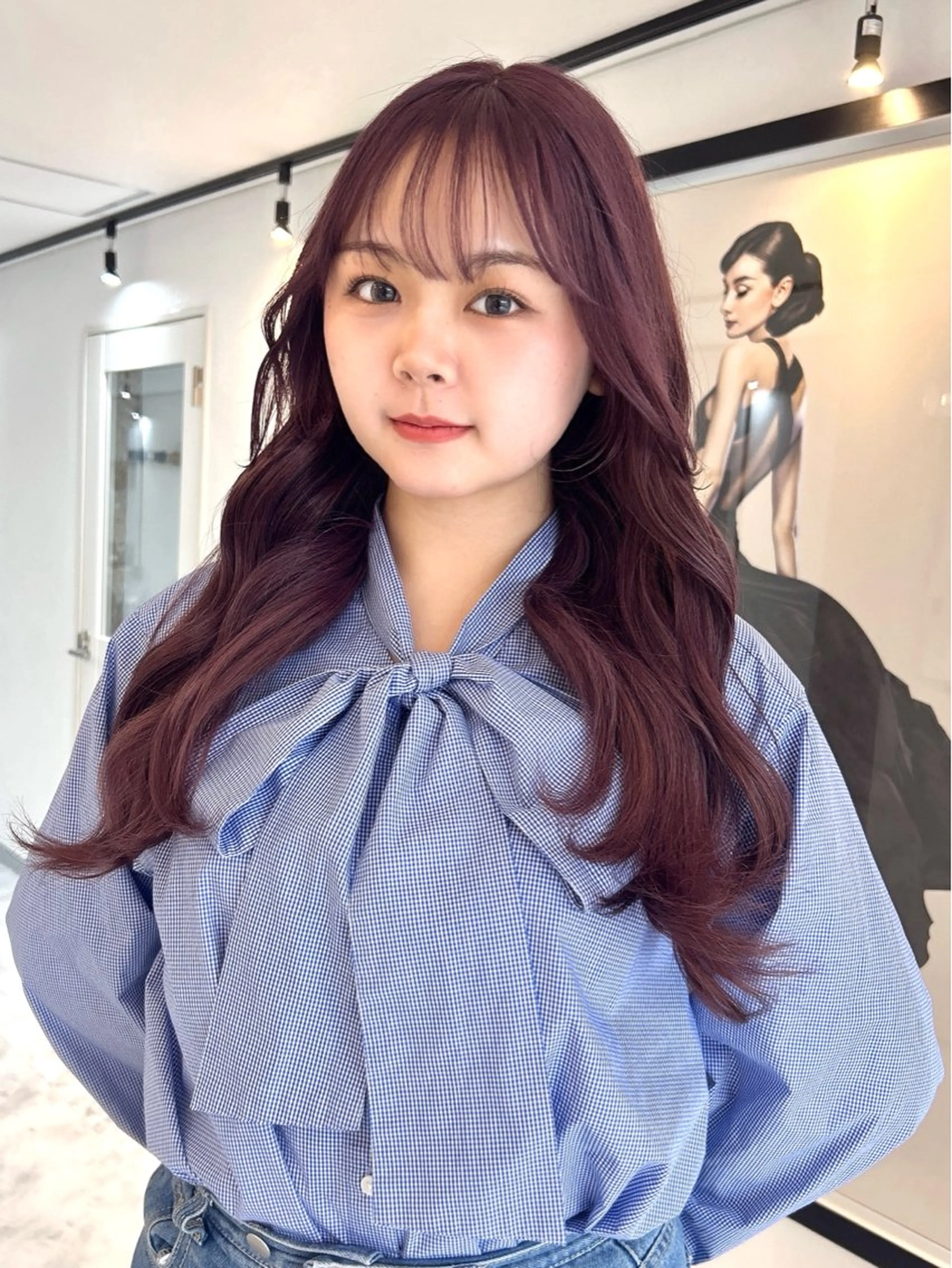 ロング カラー カット ヘアカラー Via  京都烏丸所属・RINA/ハイトーン /レイヤー/髪質改善のヘアスタイル