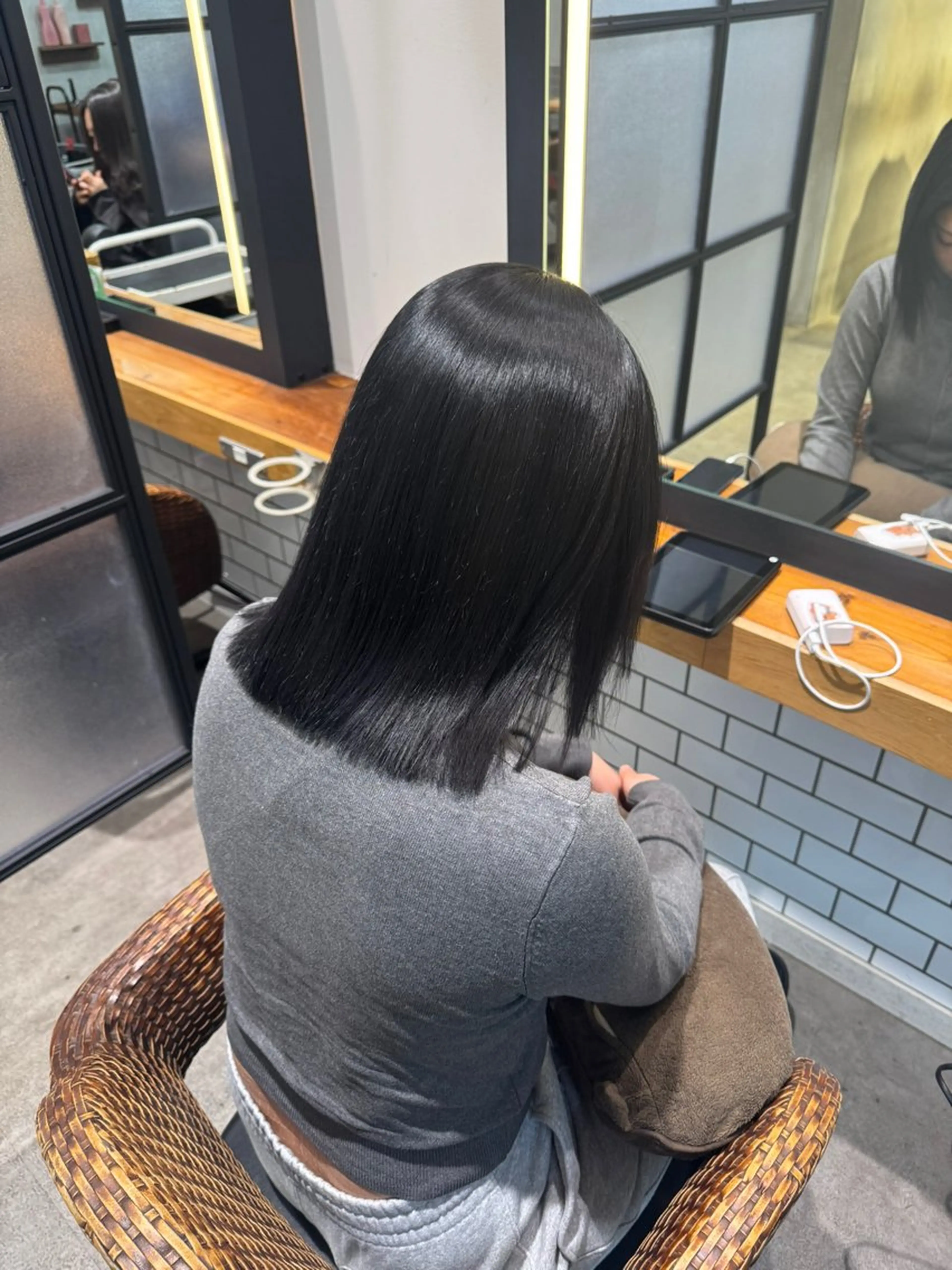 ミディアム 暖色カラー🤎Red Neo　meiのヘアスタイル