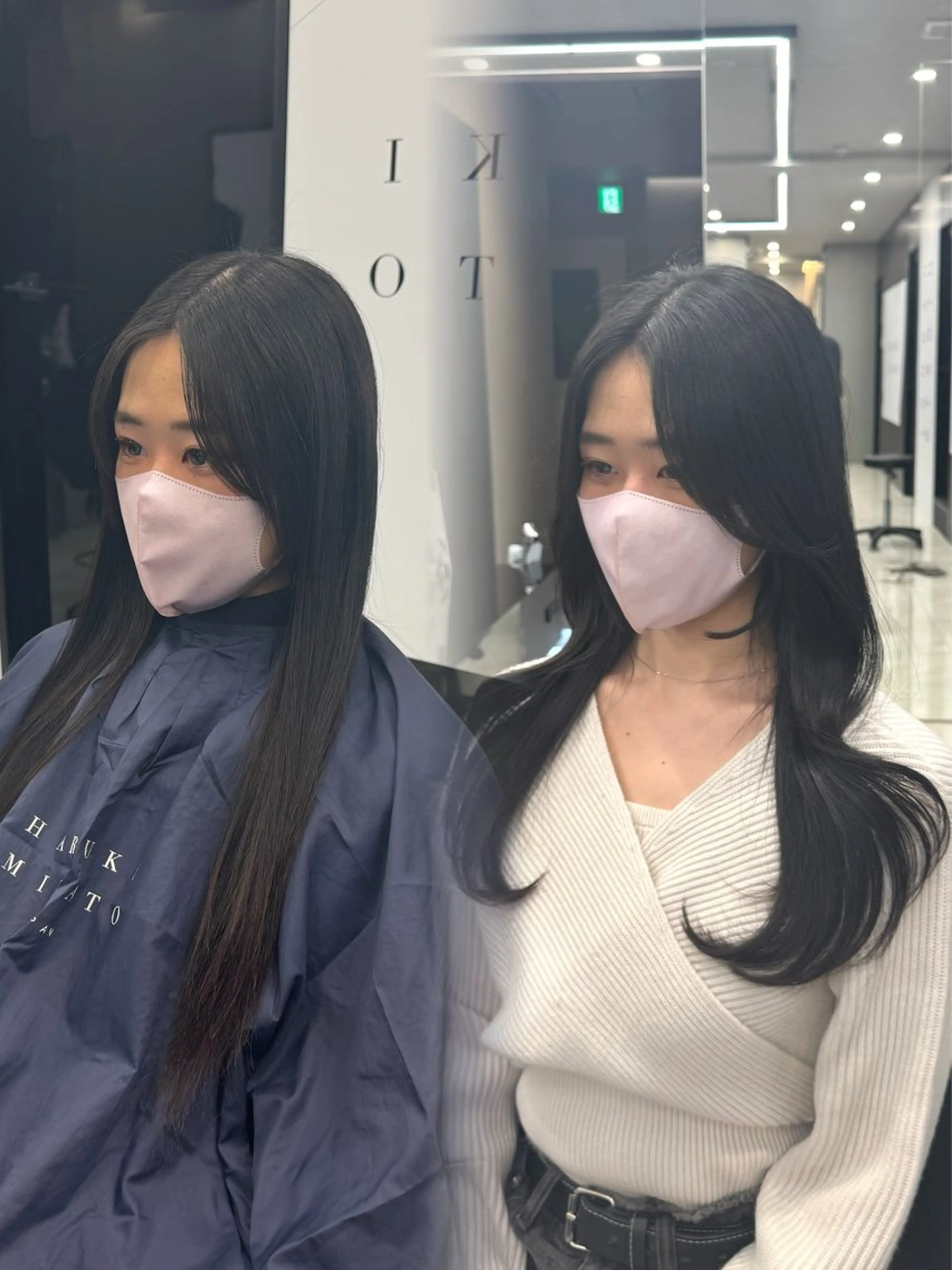 セミロング カラー カット トリートメント 新宿/顔周りカット/ レイヤー/がっきーのヘアスタイル