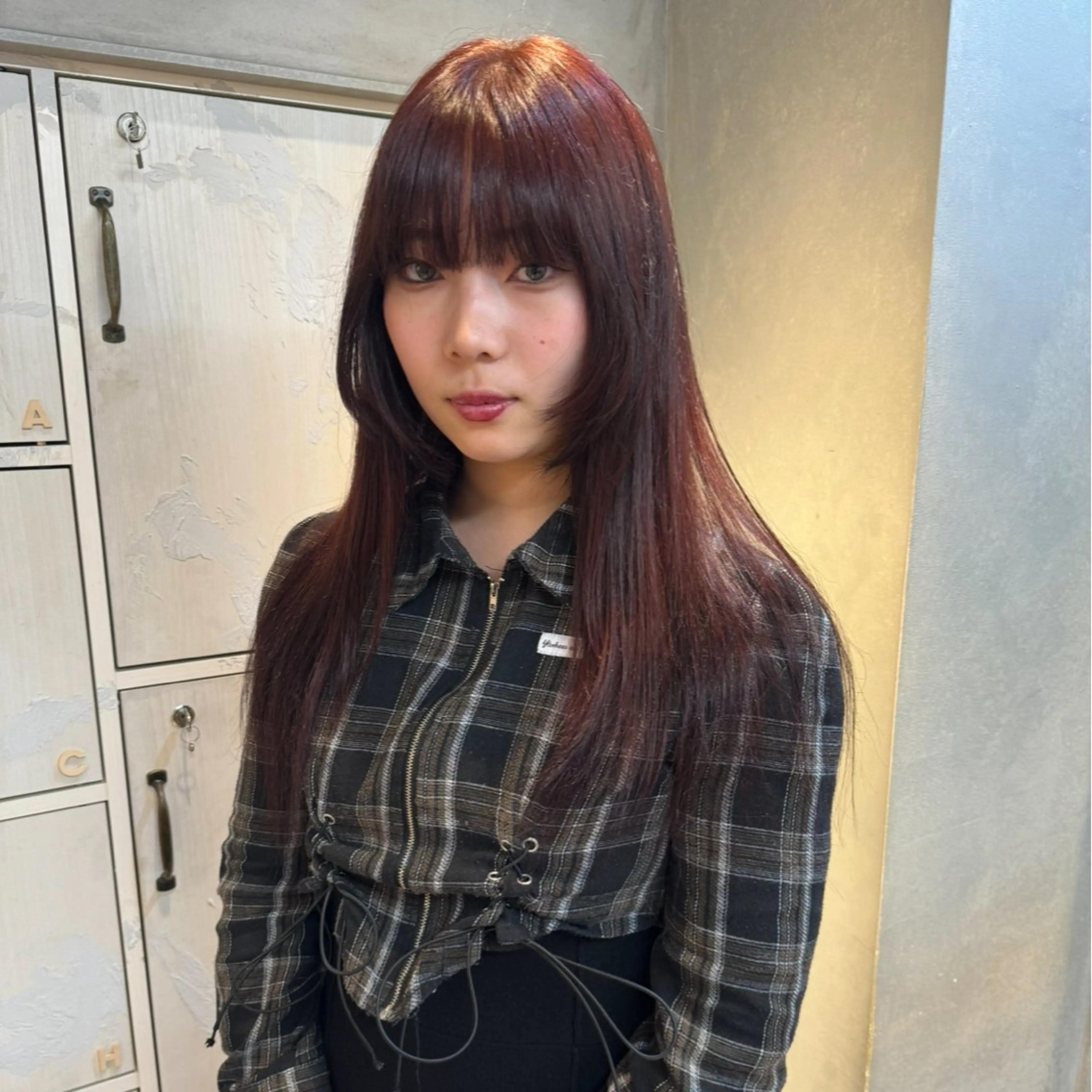 セミロング カラー 透明感カラー ☆akoのヘアスタイル