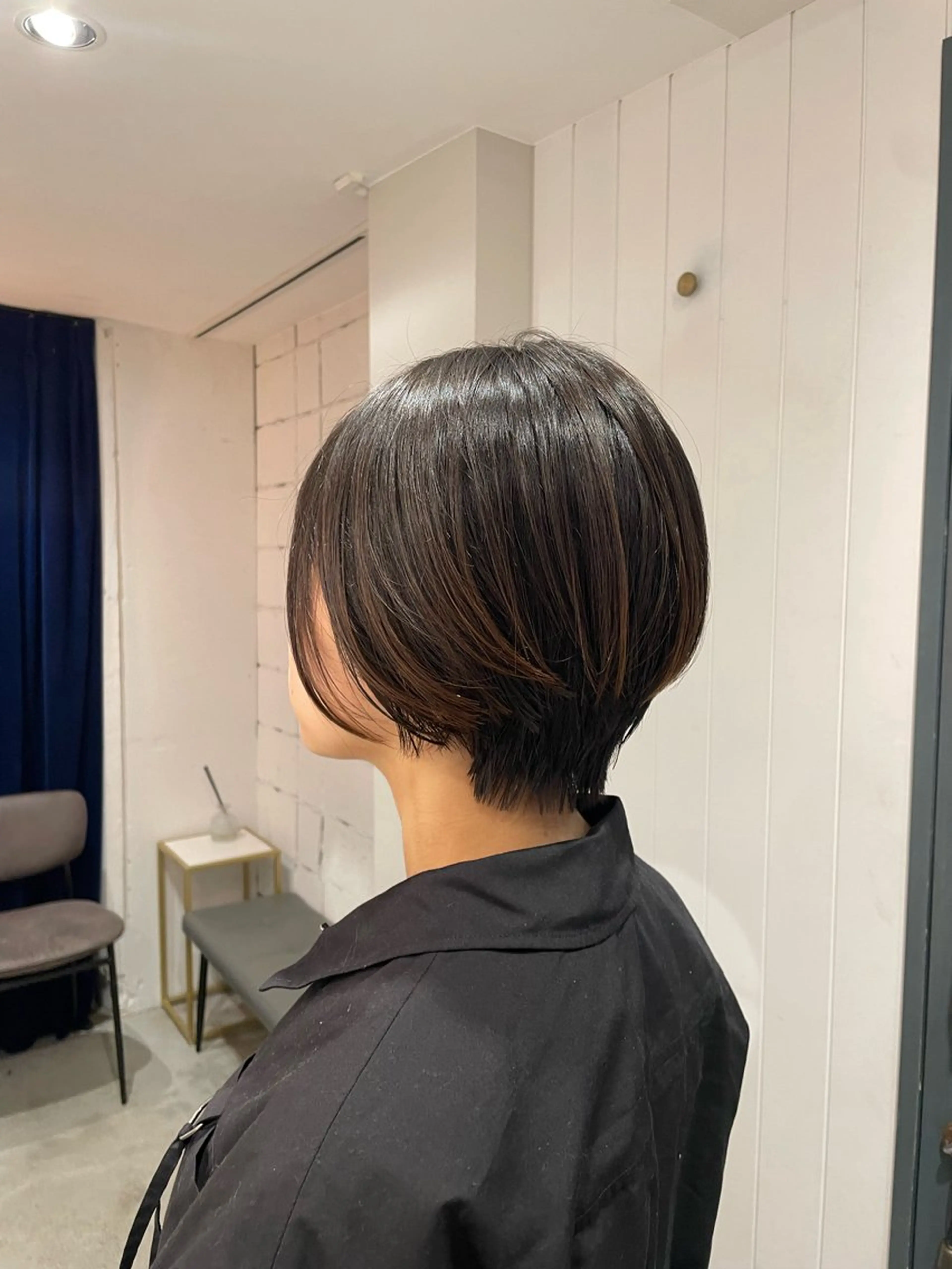 ショート ショートボブ ボブ 顔周りカット ショートヘア レイヤー♡ 石川優奈のヘアスタイル