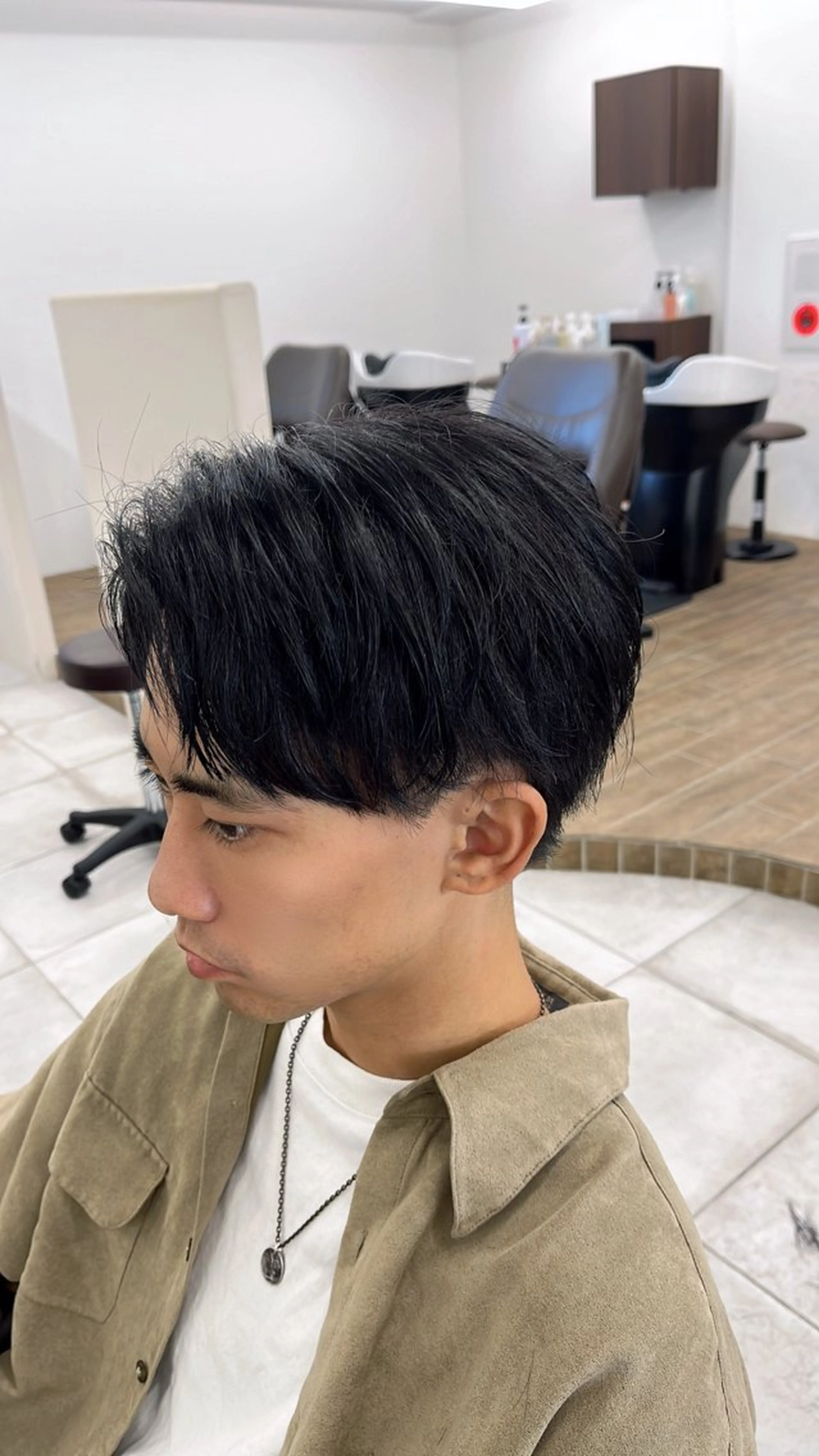 ショート パーマ メンズ 🏆メンズヘア特化 🥇代表りんぺーのヘアスタイル