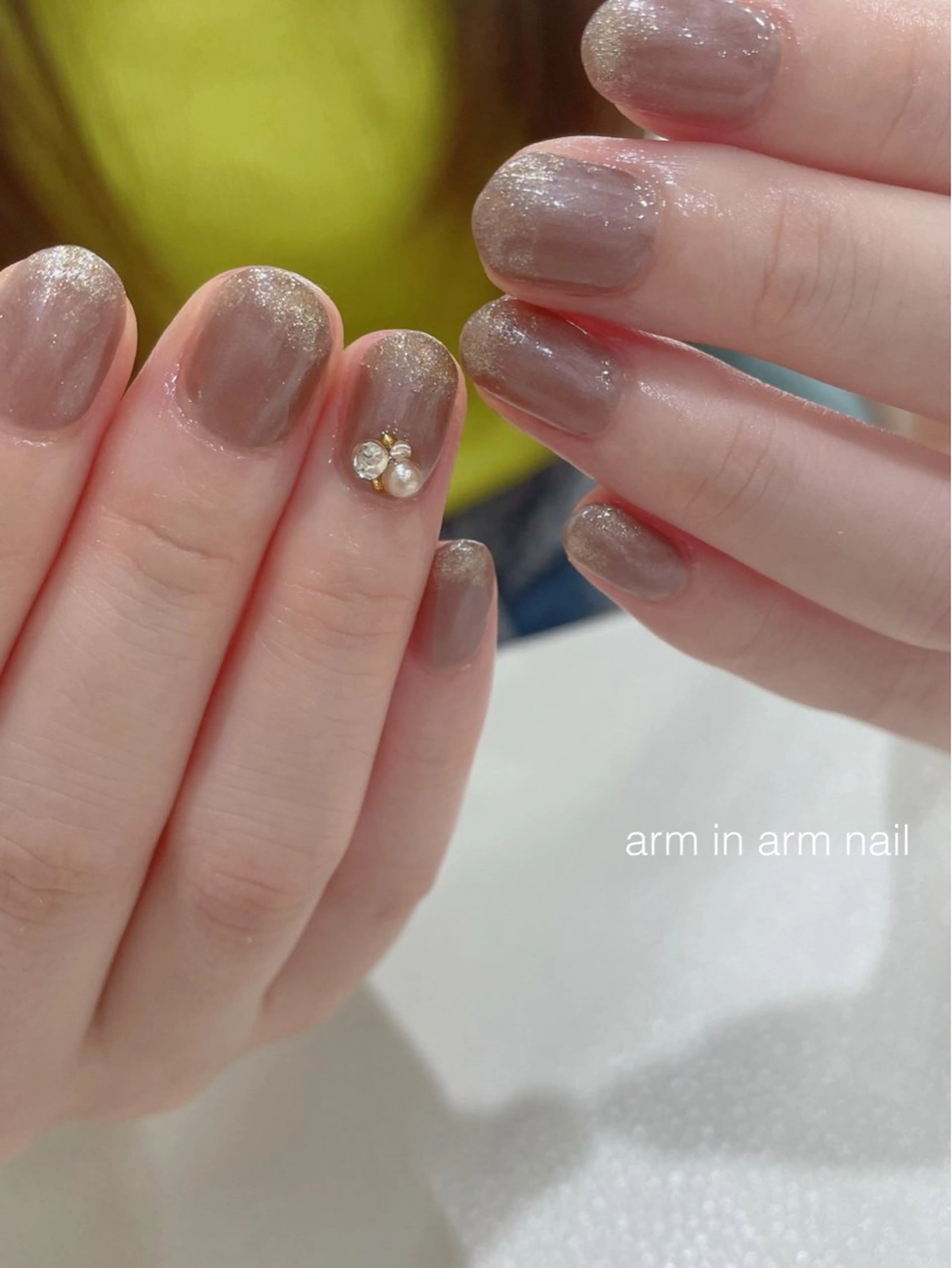 ネイル arm in arm ︎✿Yamamotoのマツエク・マツパデザイン