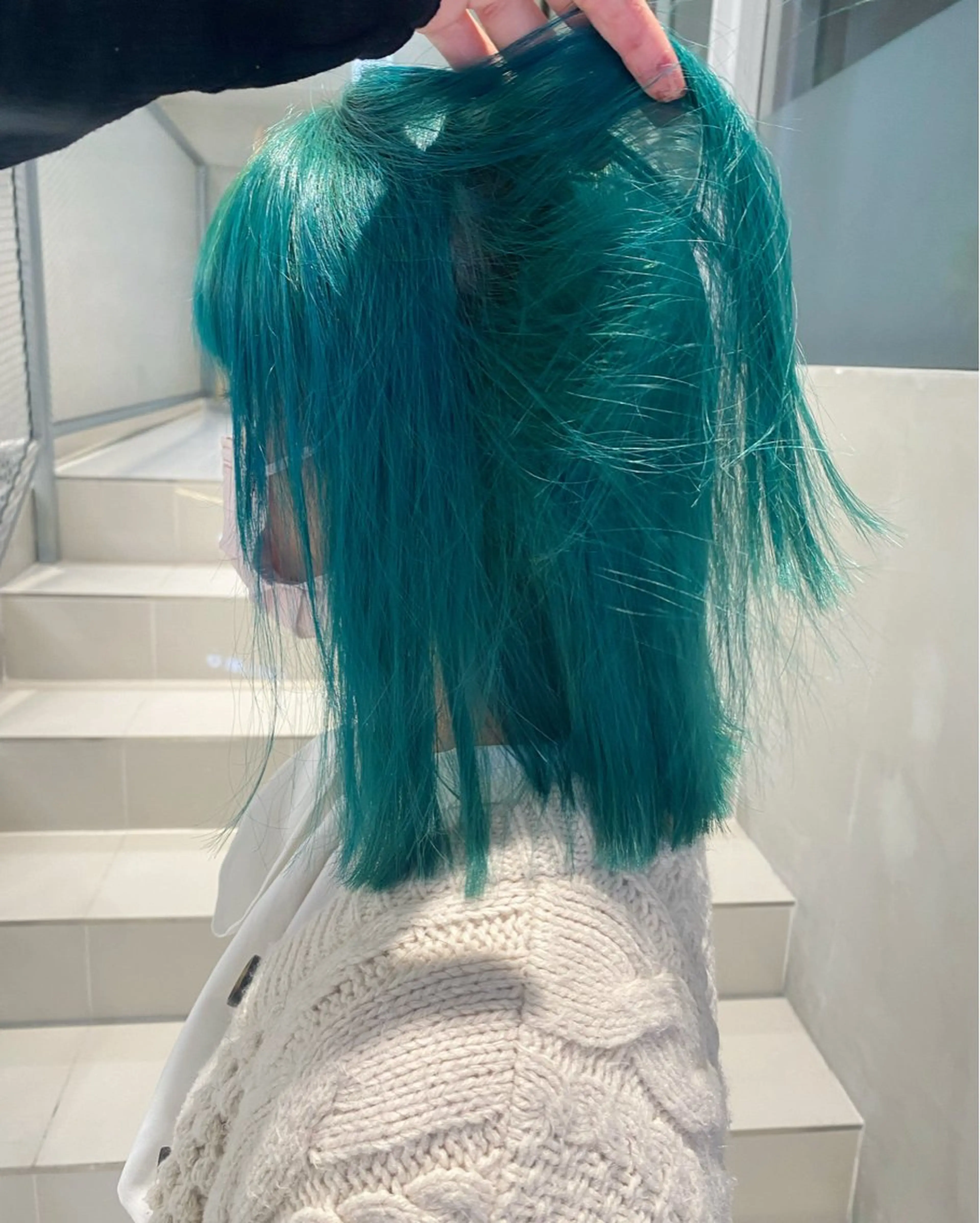 ミディアム ヘアカラー ボブ/ハイトーン REINAのヘアスタイル