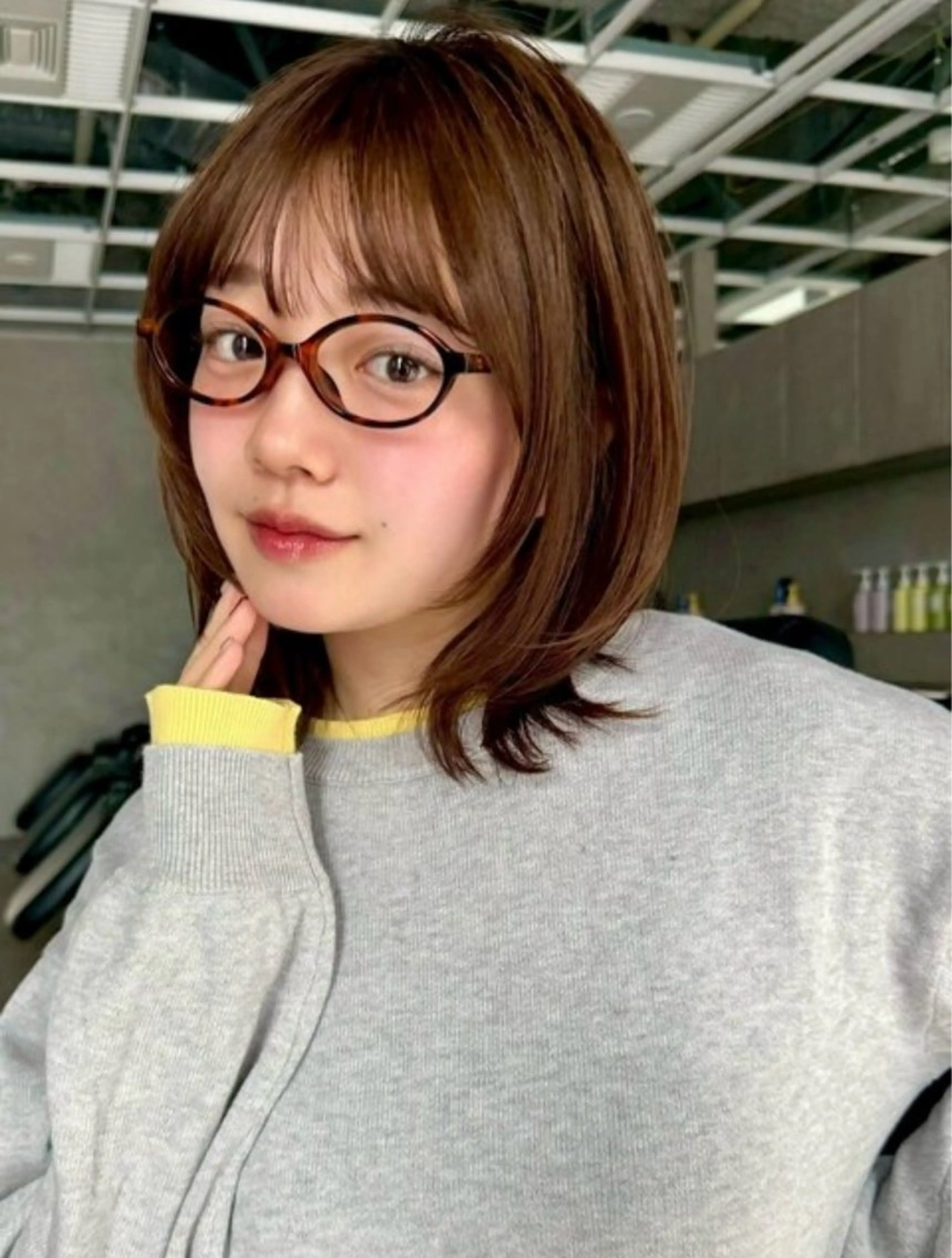 ミディアム カラー ✰︎ サヤカ ✰︎のヘアスタイル