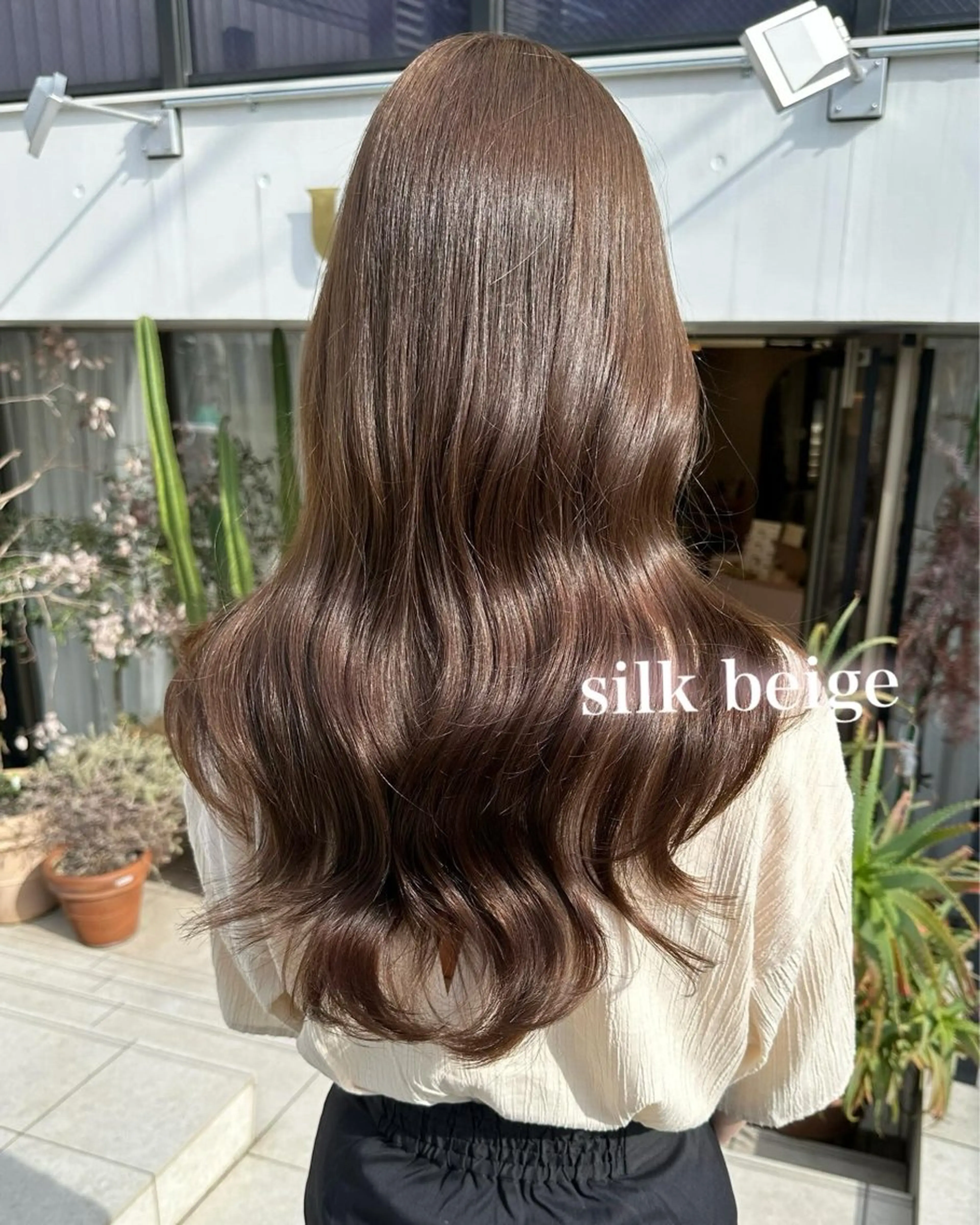 ロング カラー ブリーチ ブリーチなしカラー 韓国ヘア🦢🖤 Sayumiのヘアスタイル