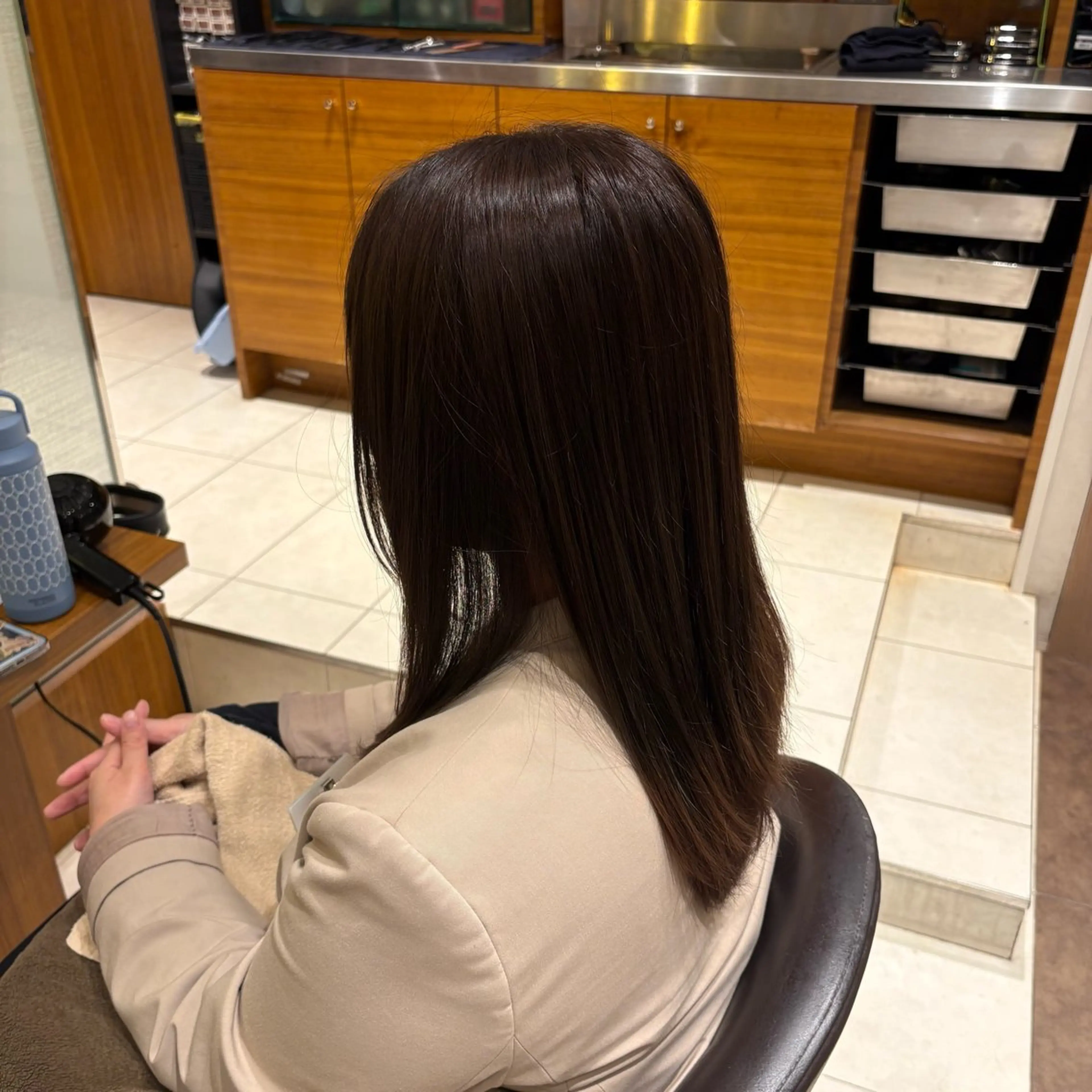 カラー 森田 玲央のヘアスタイル