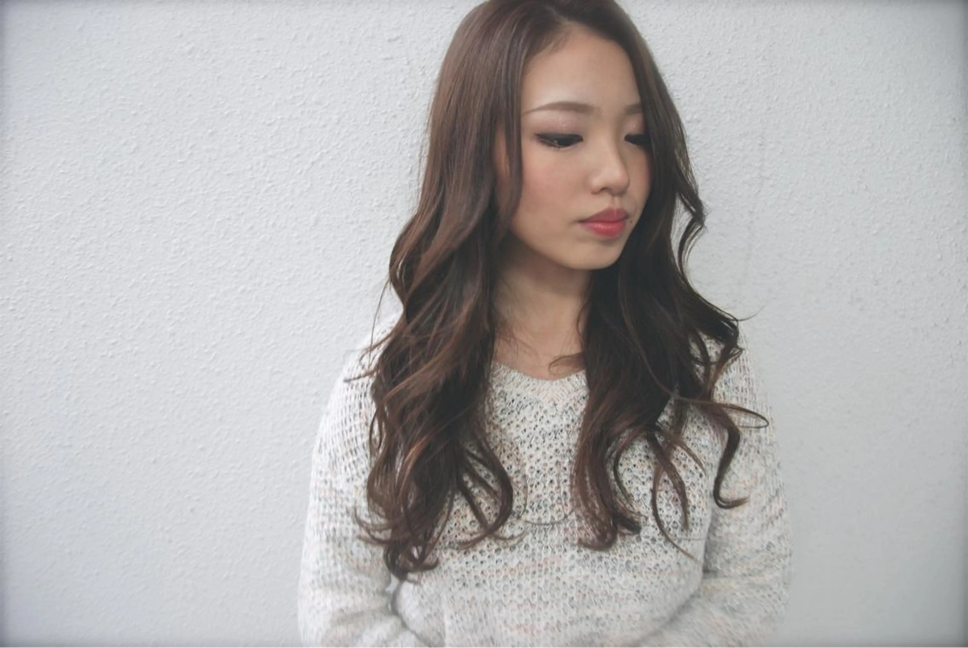 ロング カラー アッシュ インナーカラー/天神 ブリーチ/吉田のヘアスタイル