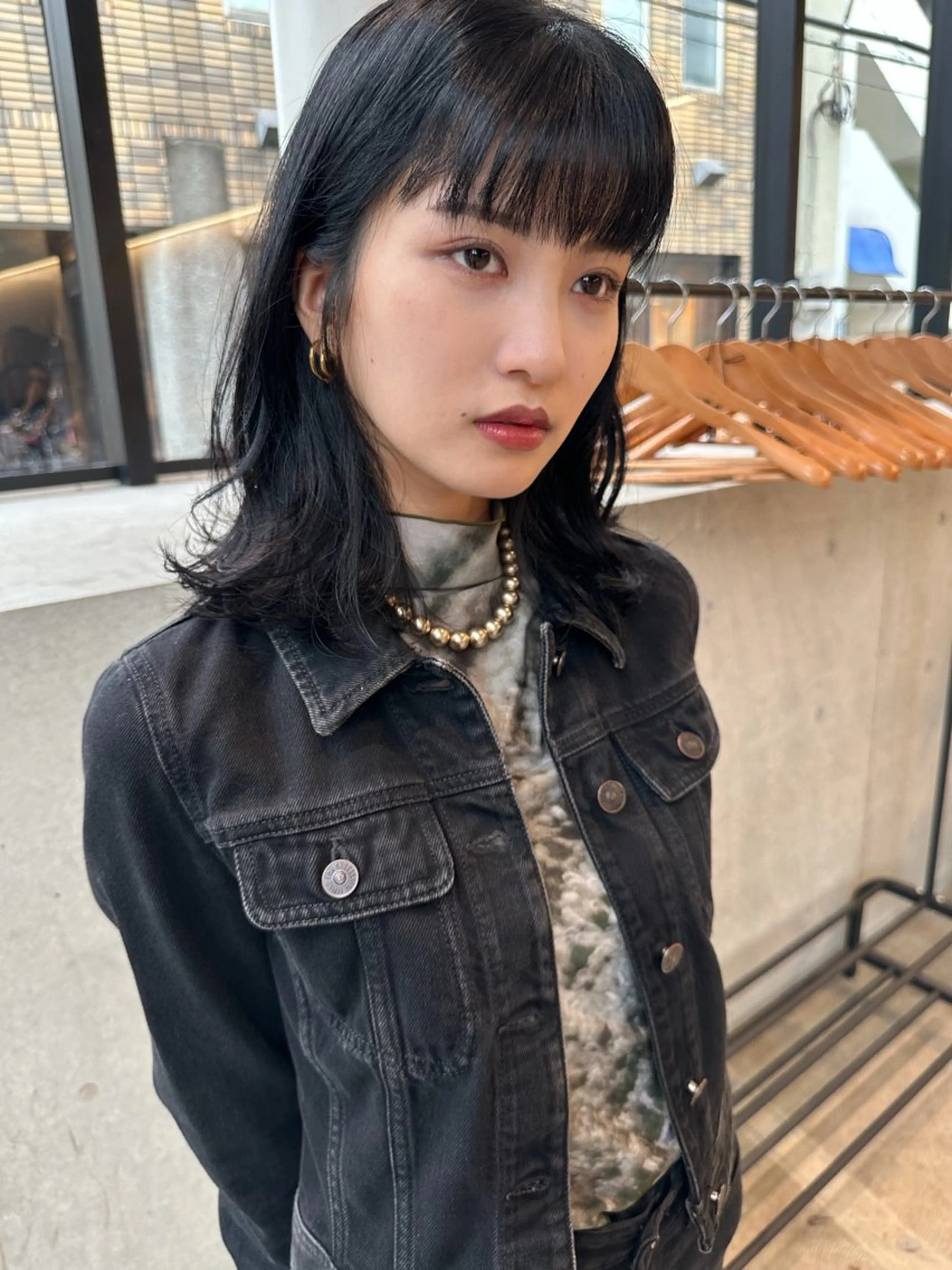 ミディアム お悩み解決パーマ hana🩰のヘアスタイル