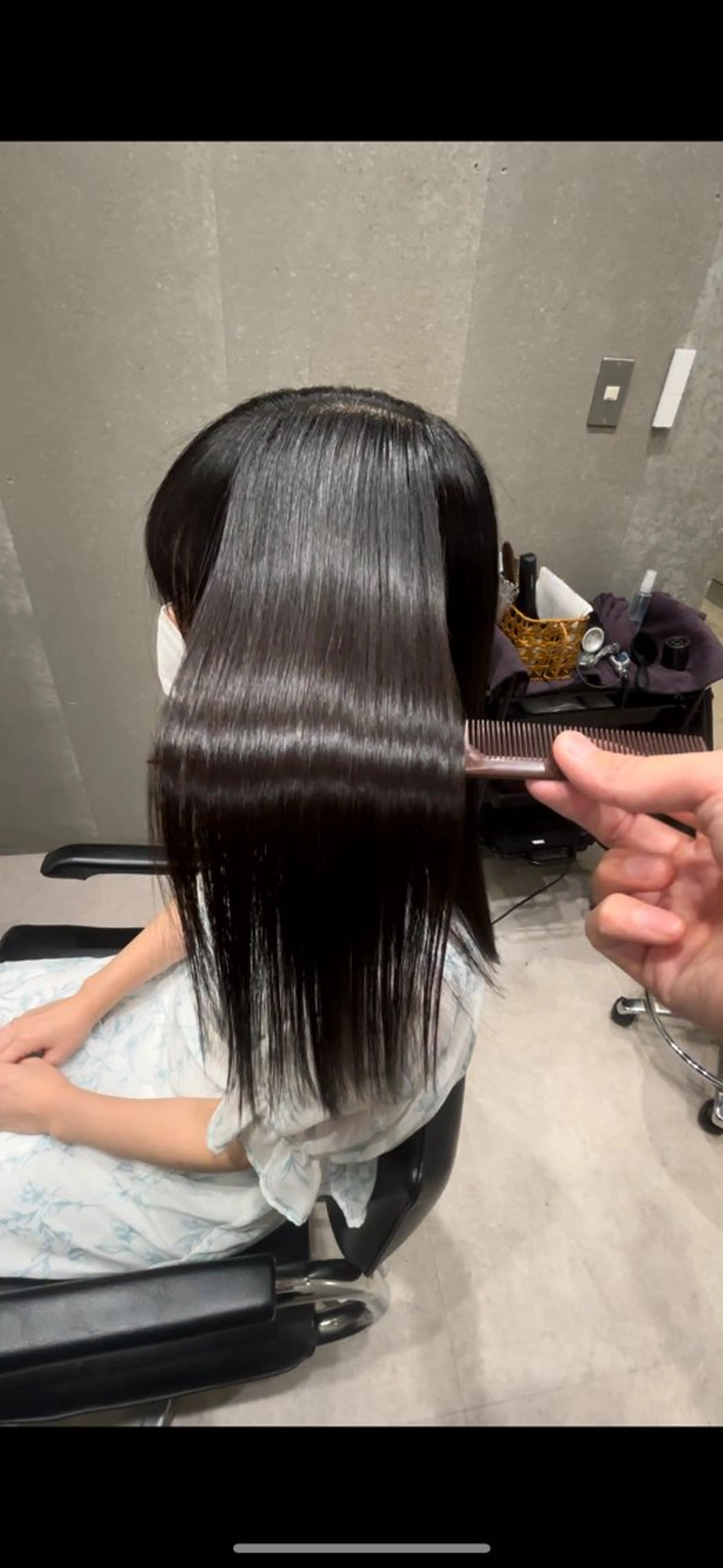 ミディアム 髪質改善 トリートメント トリートメント ヘッドスパ 髪質改善ヘアケア 艶髪特化/上田のヘアスタイル