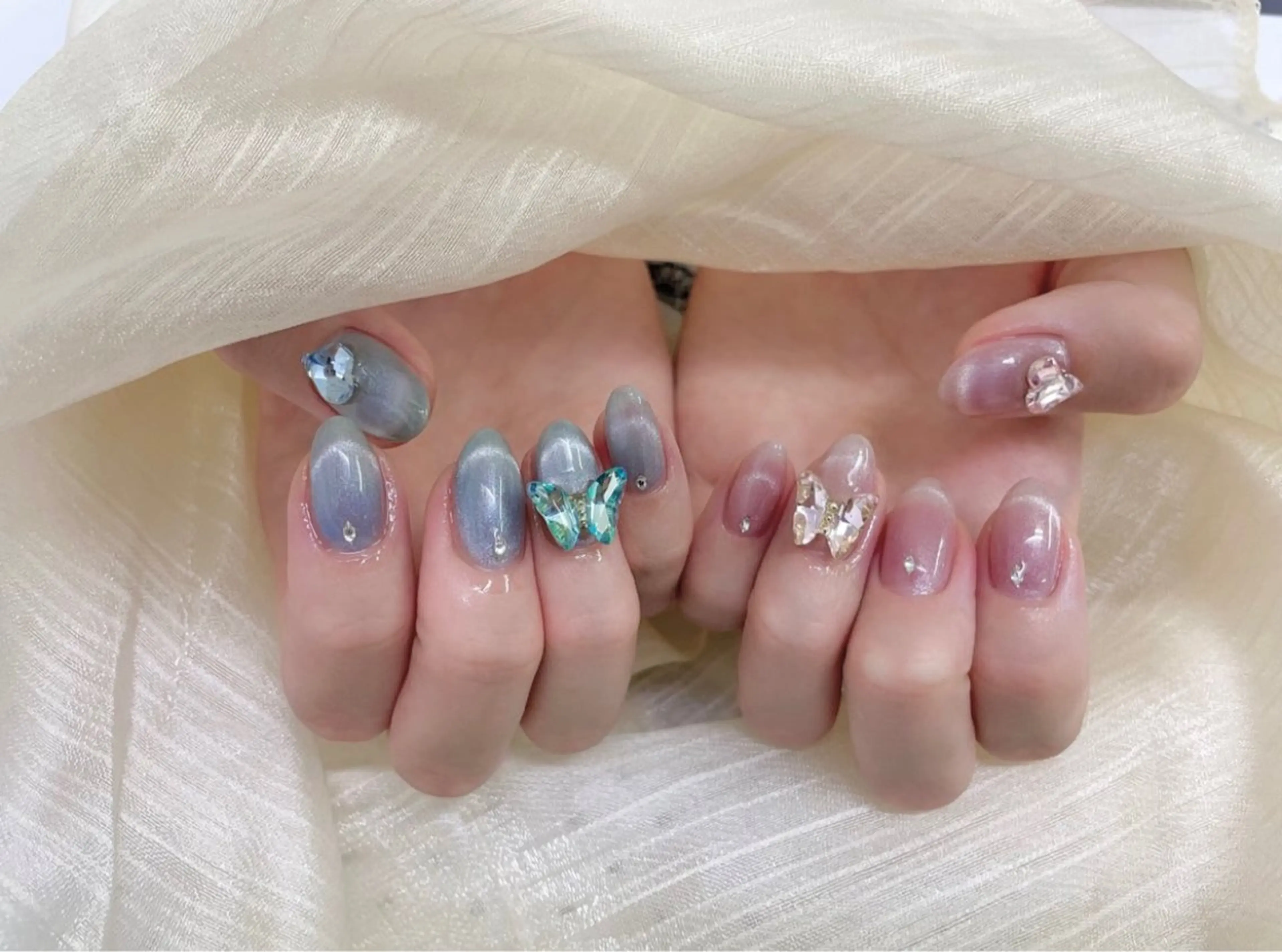 ミディアム 日暮里🌷3 ゆな（ネイル）のネイルデザイン