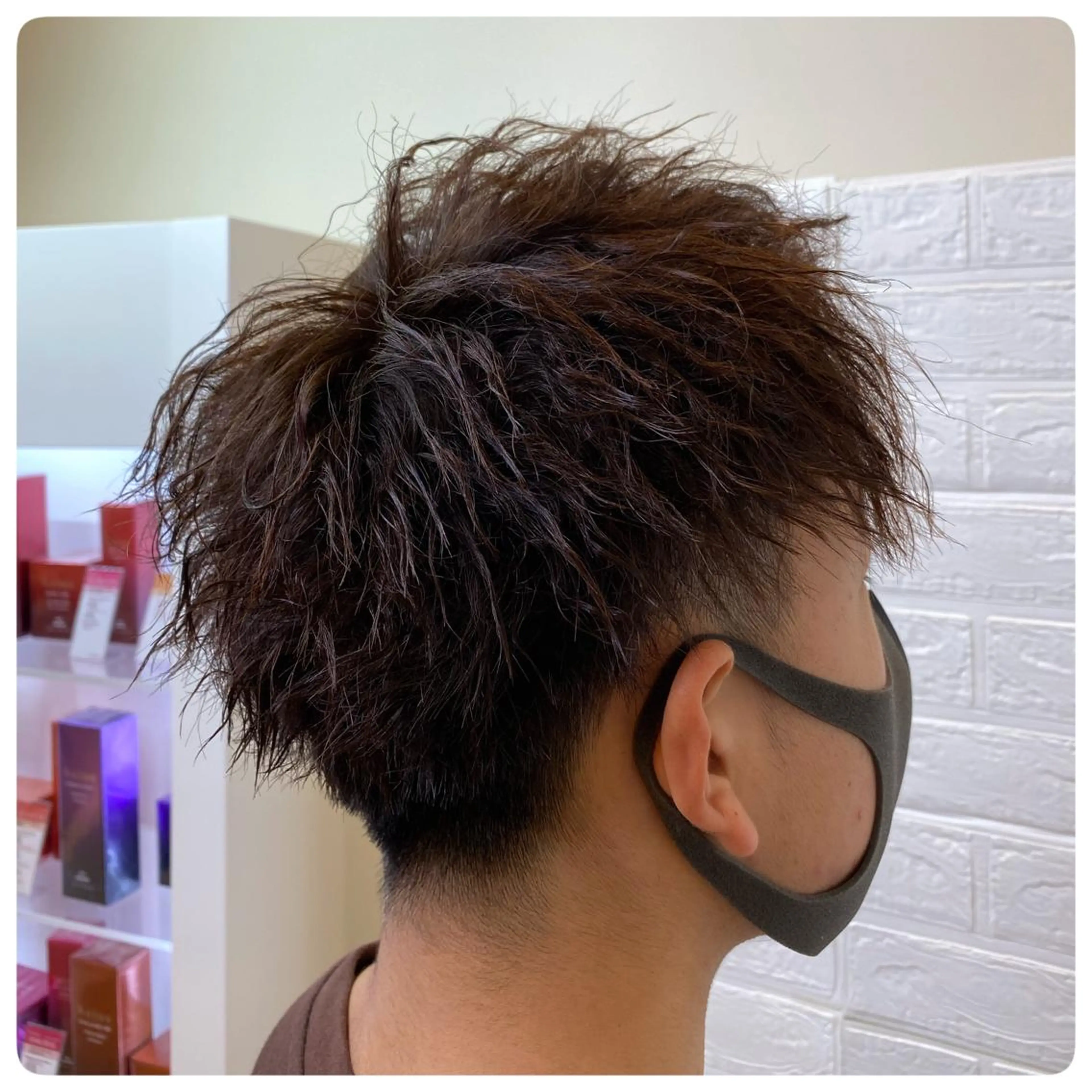 パーマ メンズ メンズパーマ メンズツイストパーマ ツイストパーマ レイヤー/メンズ 奥野恭平のヘアスタイル