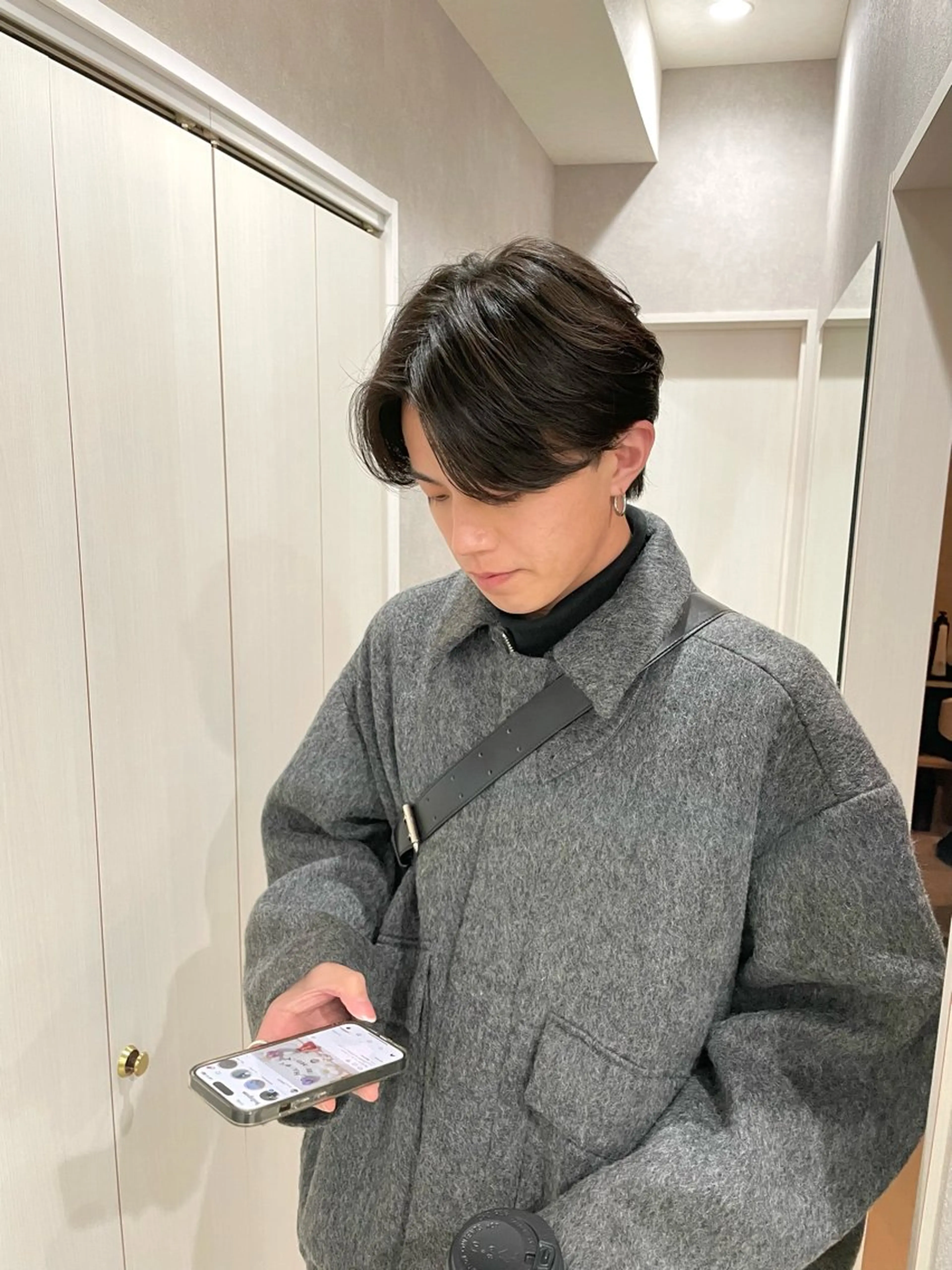 ショート カラー パーマ メンズ カット パーマ トリートメント 【東北メンズヘア1 位受賞🥇】本間祐太のヘアスタイル