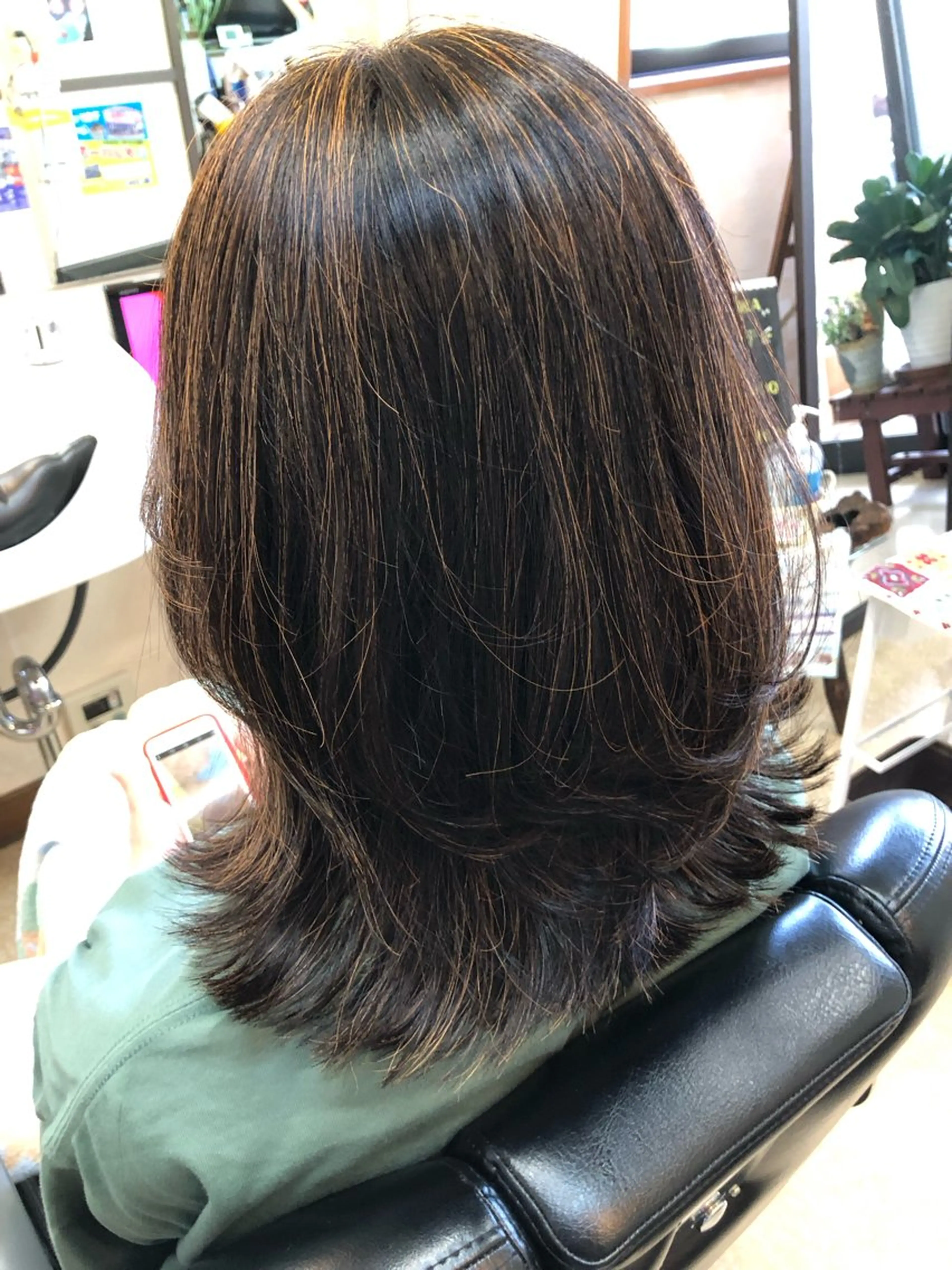 カラー ヘナカラー オレンジ 石塚 浩のヘアスタイル
