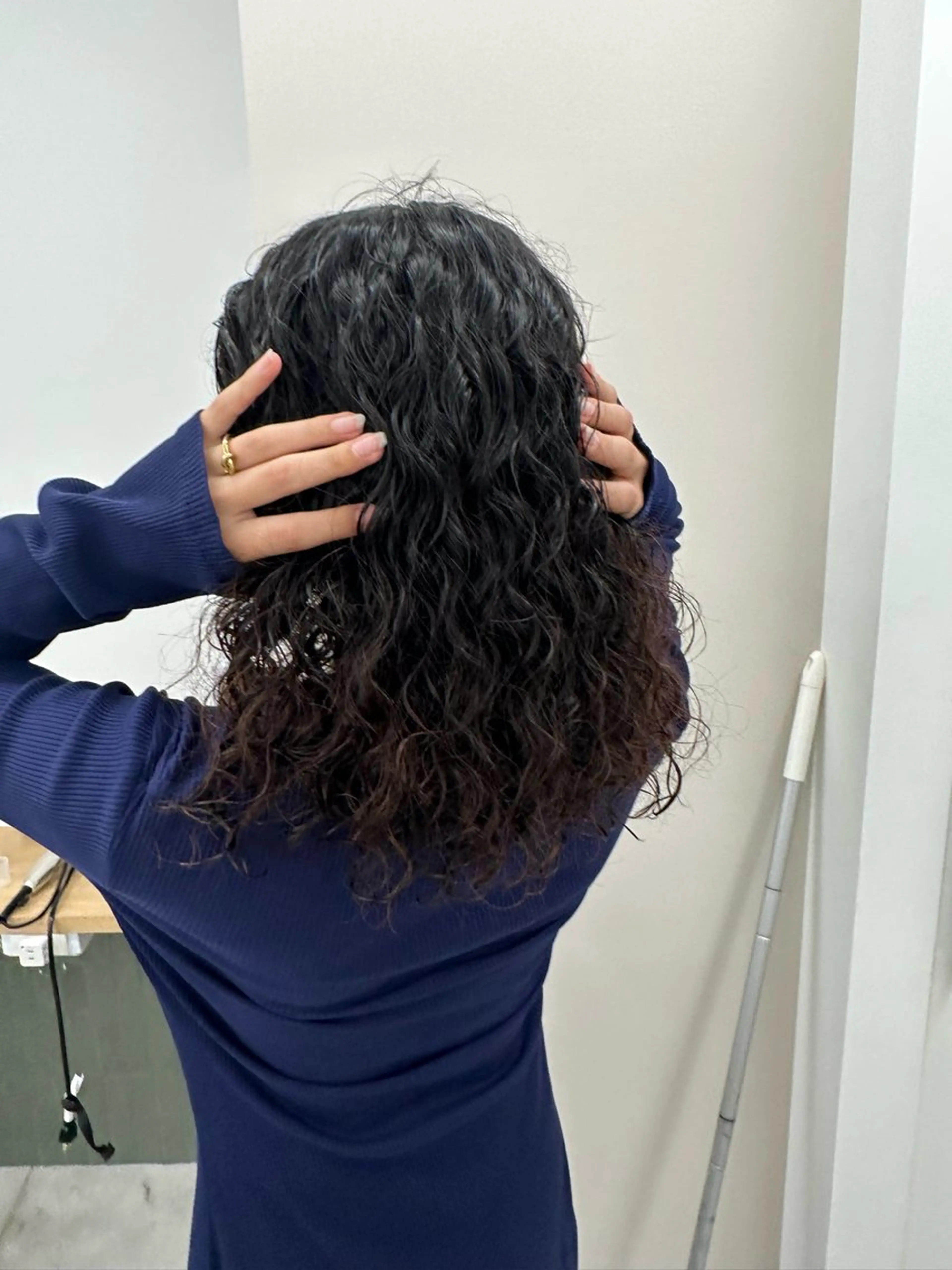 セミロング カラー パーマ キッズ カット パーマ トリートメント オトナヘア🌸 harukaのヘアスタイル