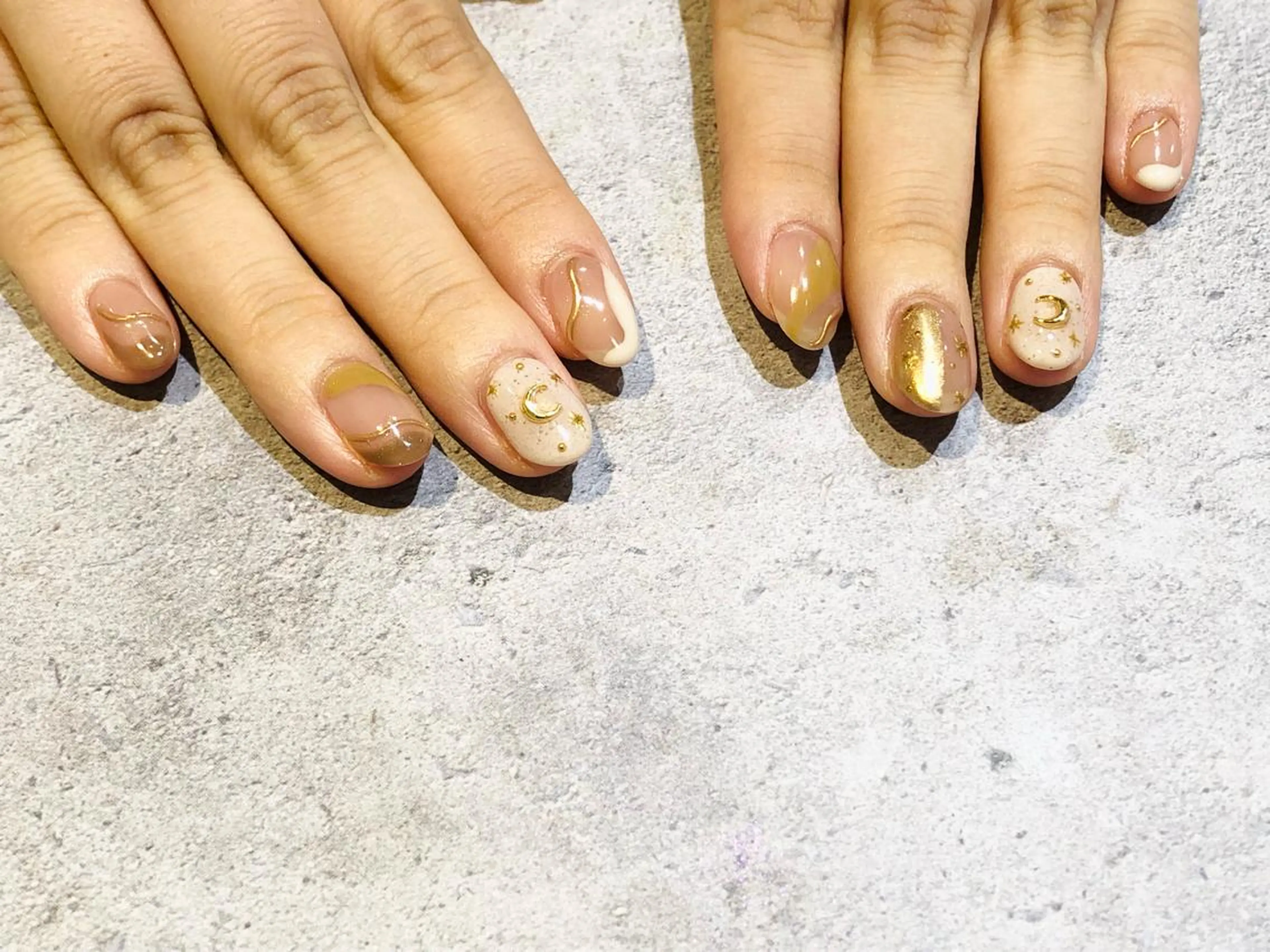 ネイル 舞田 苑香のネイルデザイン