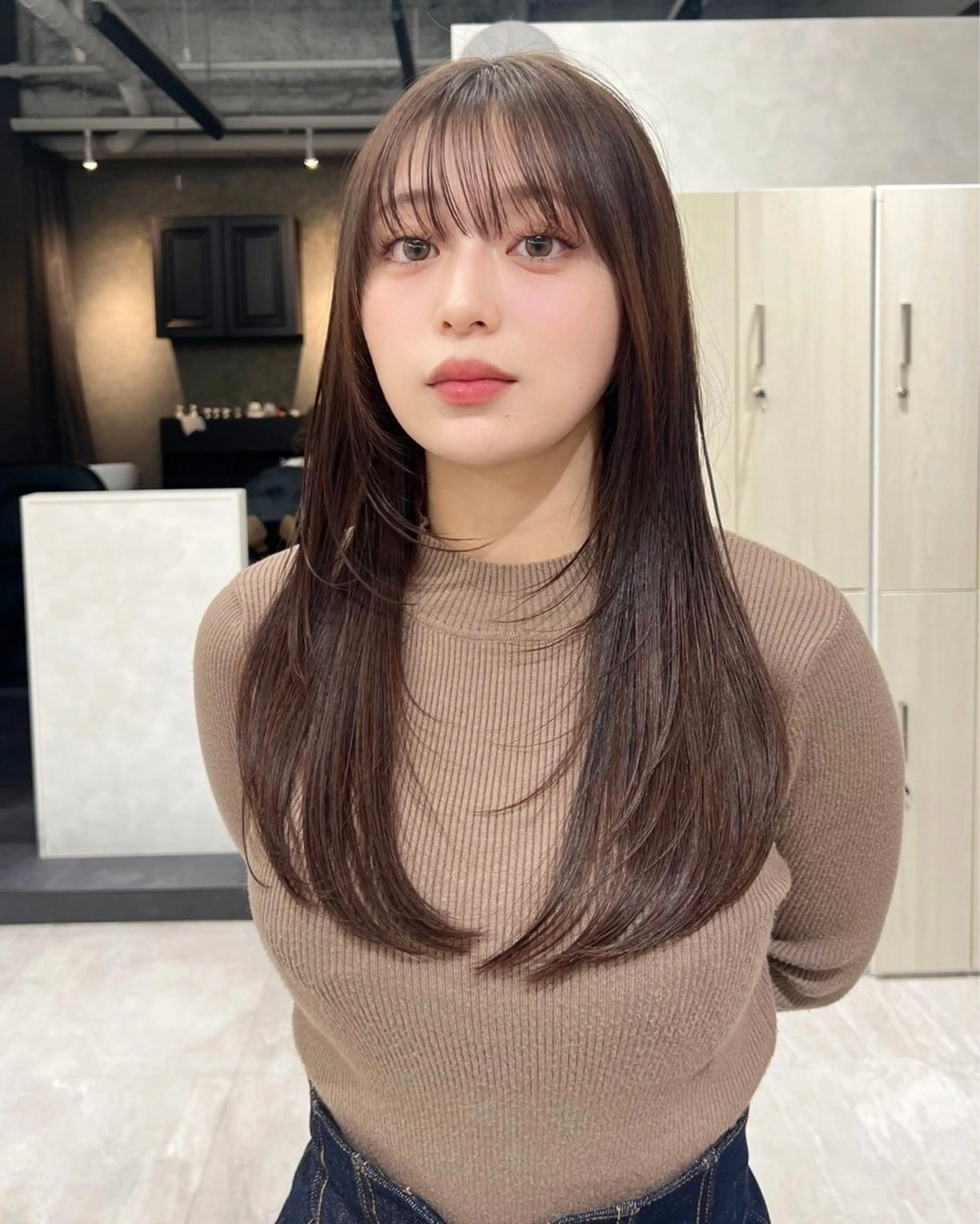 【ご新規様限定トリートメント付き✨】カット✂️➕艶カラー➕1stepトリートメント➕ヘッドマッサージ付き🌈の写真