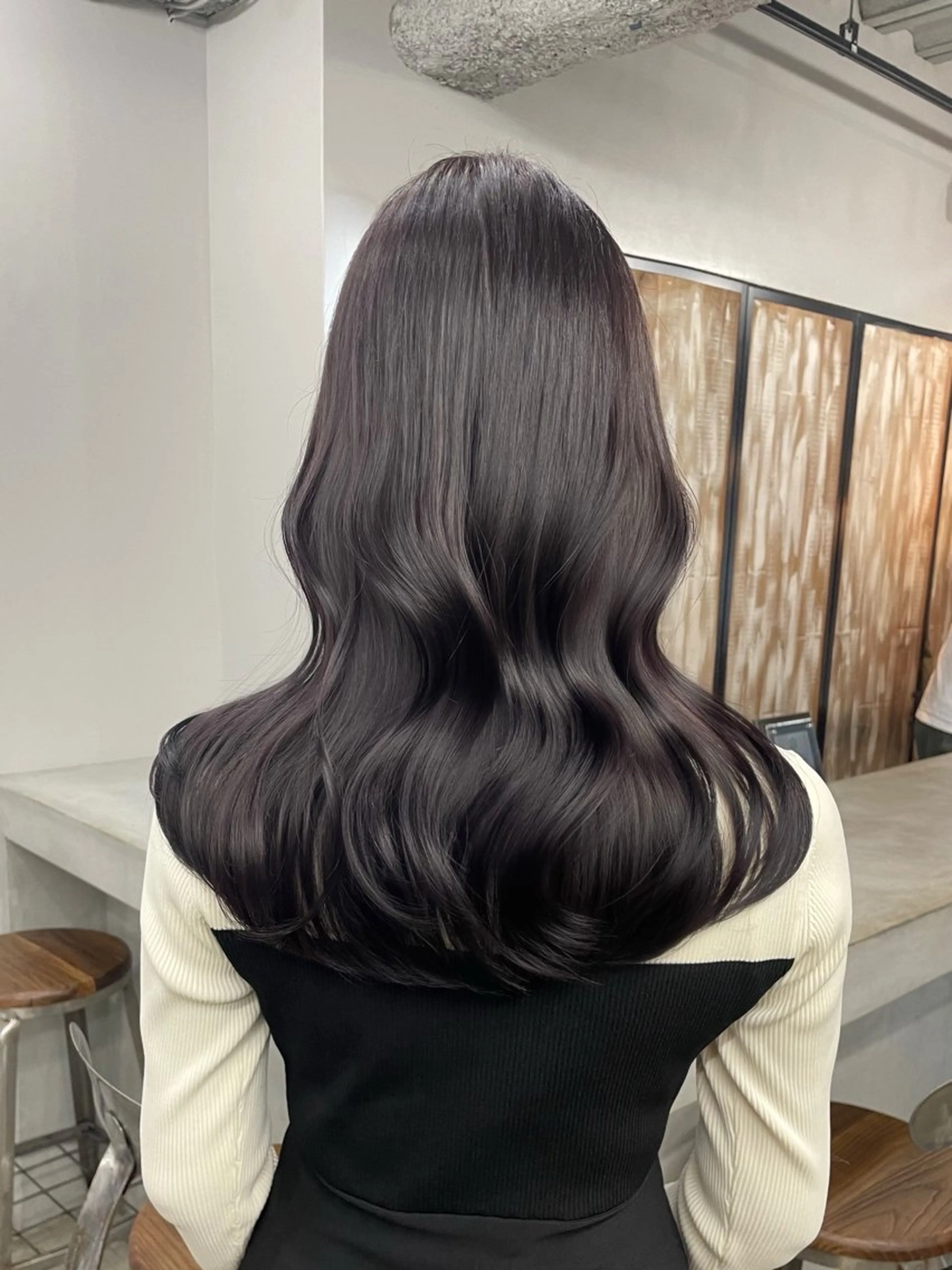 セミロング カラー カット ヘアカラー トリートメント 新宿/透明感カラー/ 髪質改善/桜良のヘアスタイル