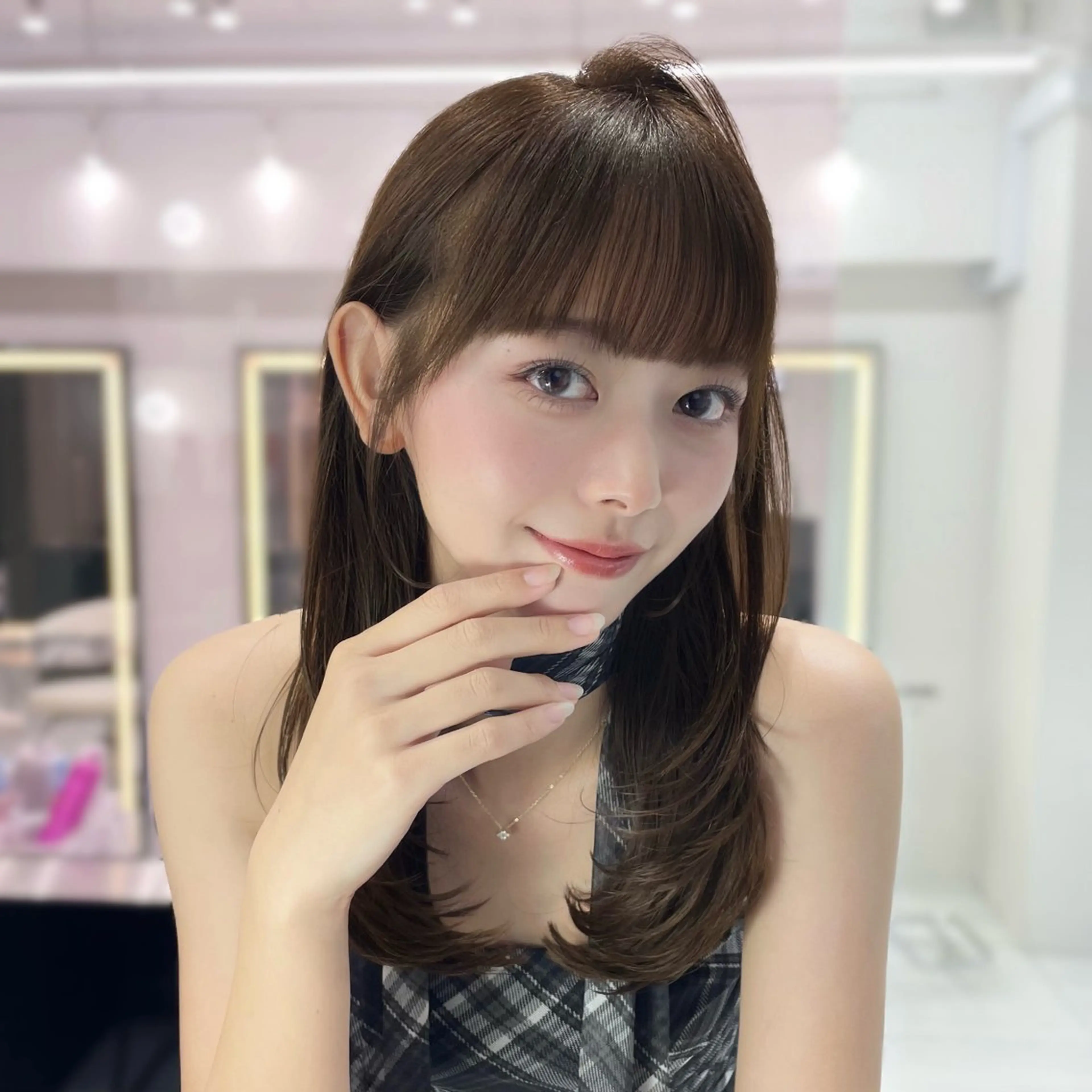 ミディアム 🎀Ami/新宿/レ イヤー/韓国ヘア🎀のヘアスタイル