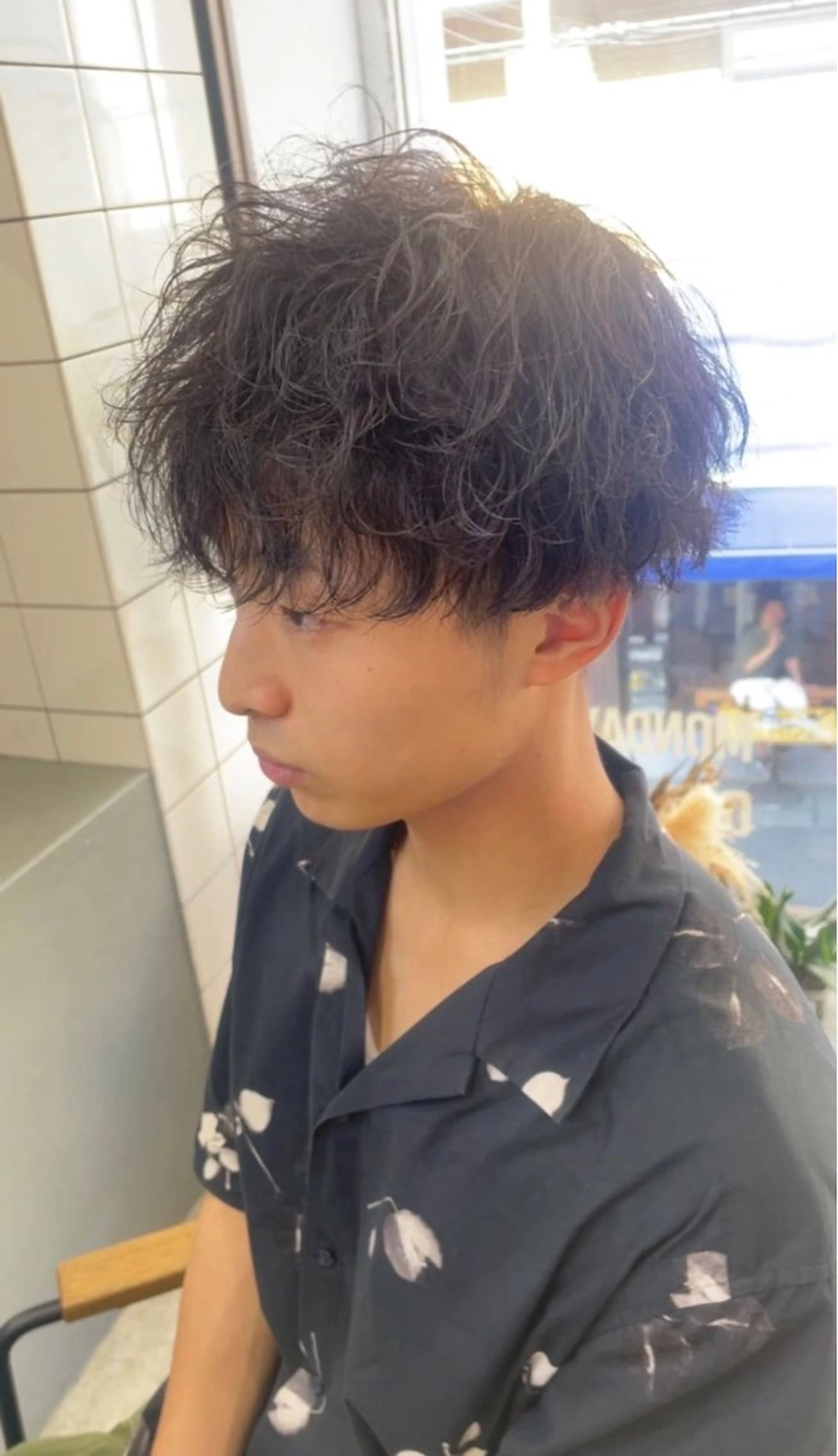 ショート パーマ メンズ メンズ専門サロン wokeのヘアスタイル