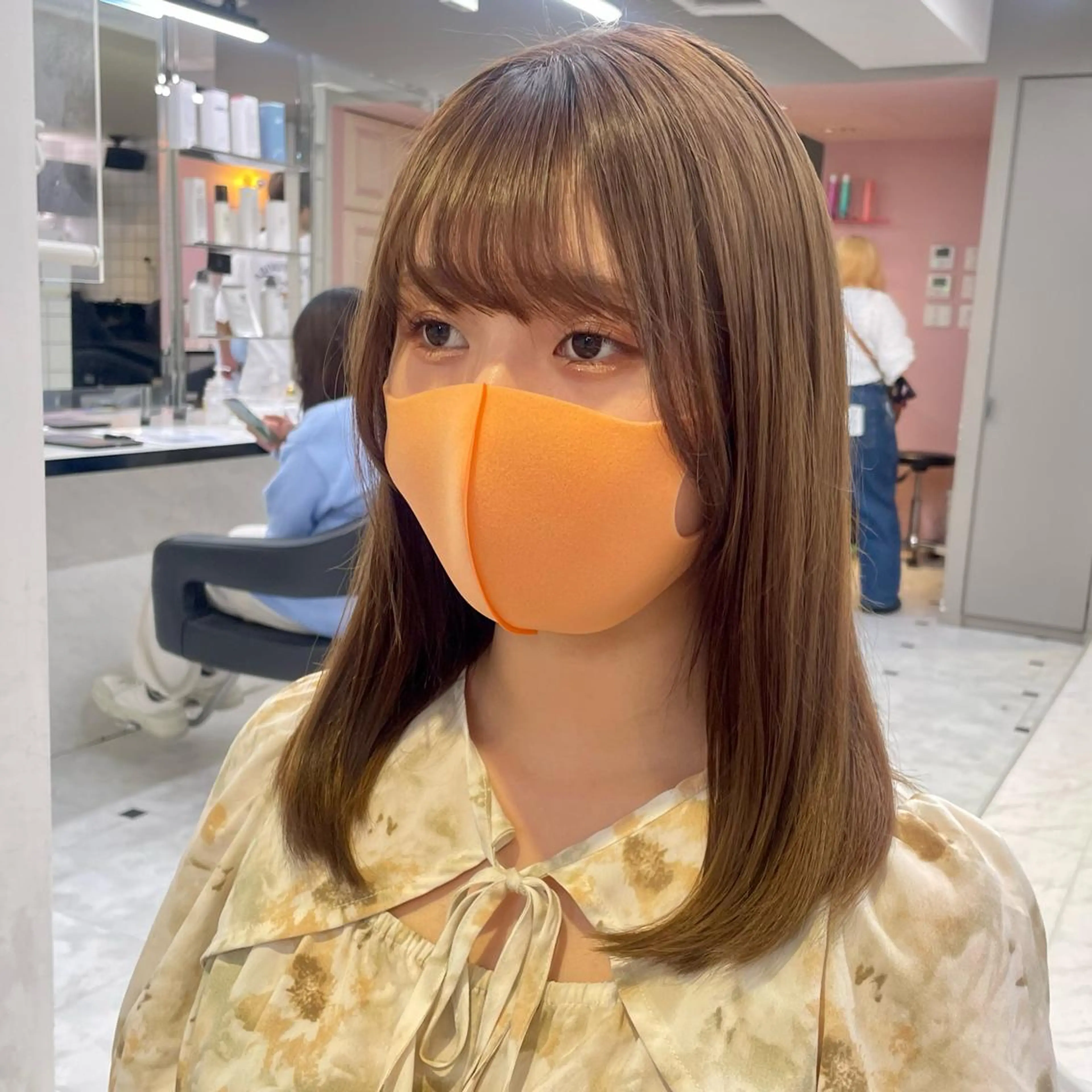 ミディアム カット ヘッドスパ ヘアセット うる艶トレンドヘア 🕊️上野BABYのヘアスタイル