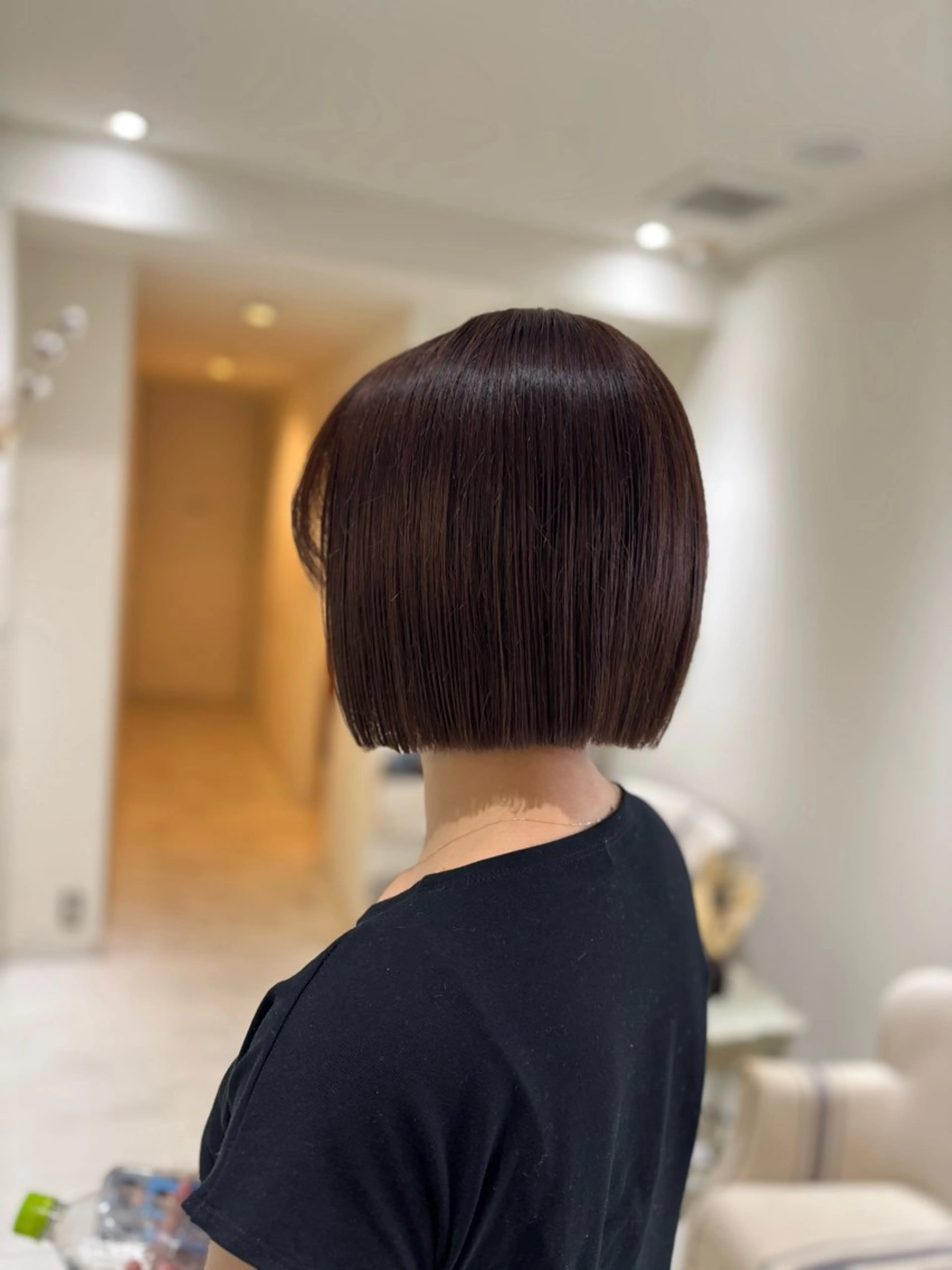 ショート カット ヘアカラー トリートメント yui🥀/ボブ /ブリーチなしカラーのヘアスタイル