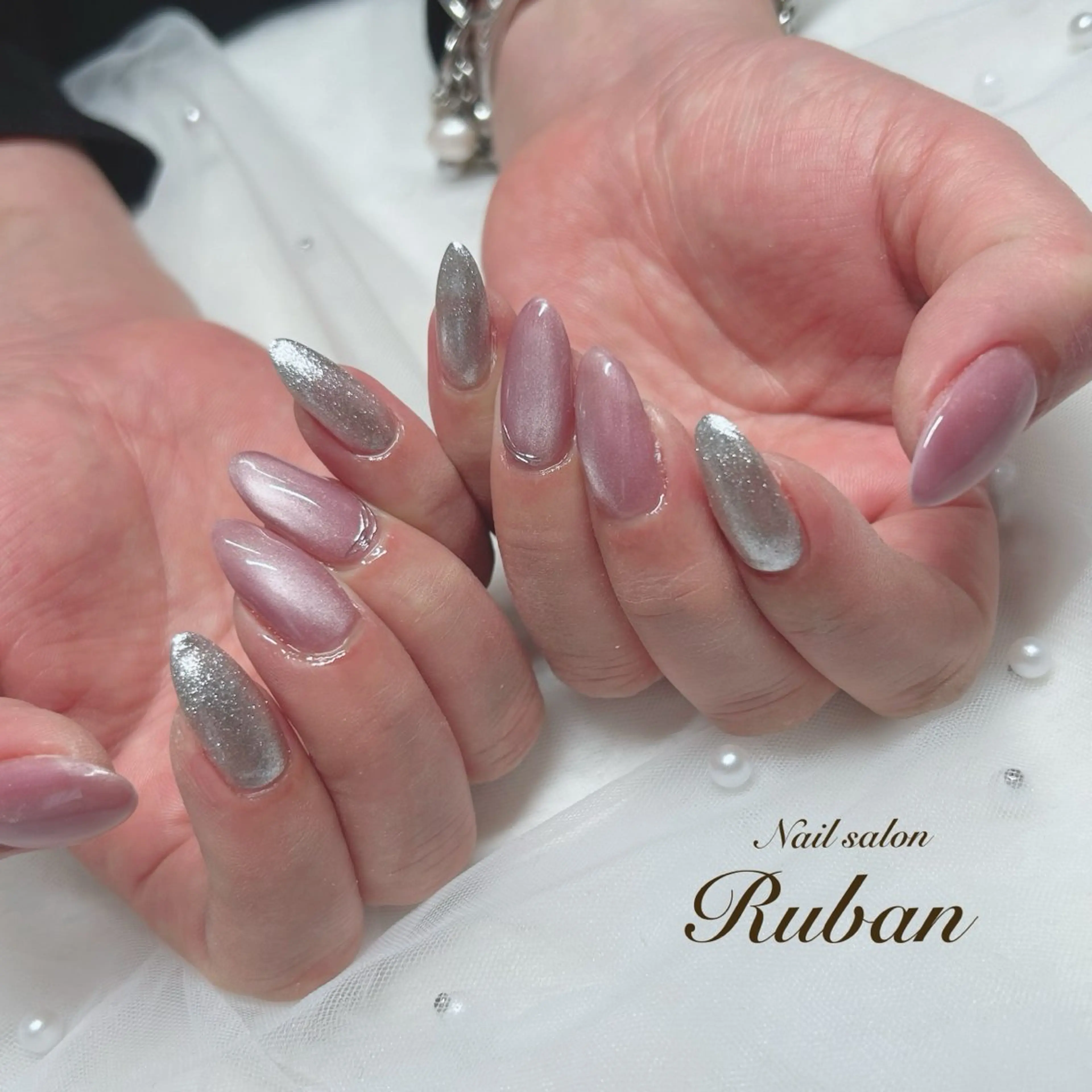 ネイル マグネットネイル Nail salon Rubanのネイルデザイン