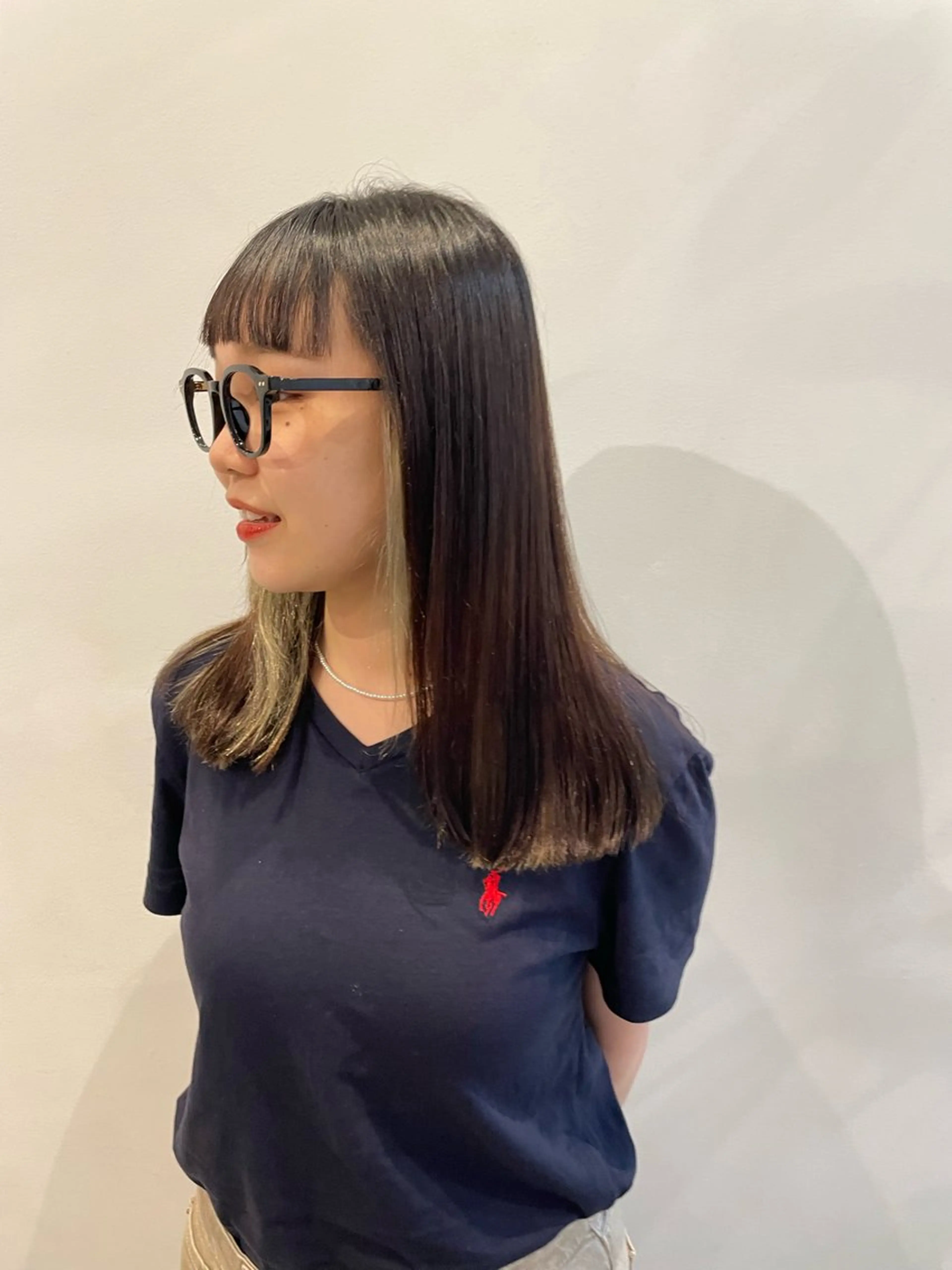 ロング レイヤーカット 🌱 ブリーチ  はるかのヘアスタイル