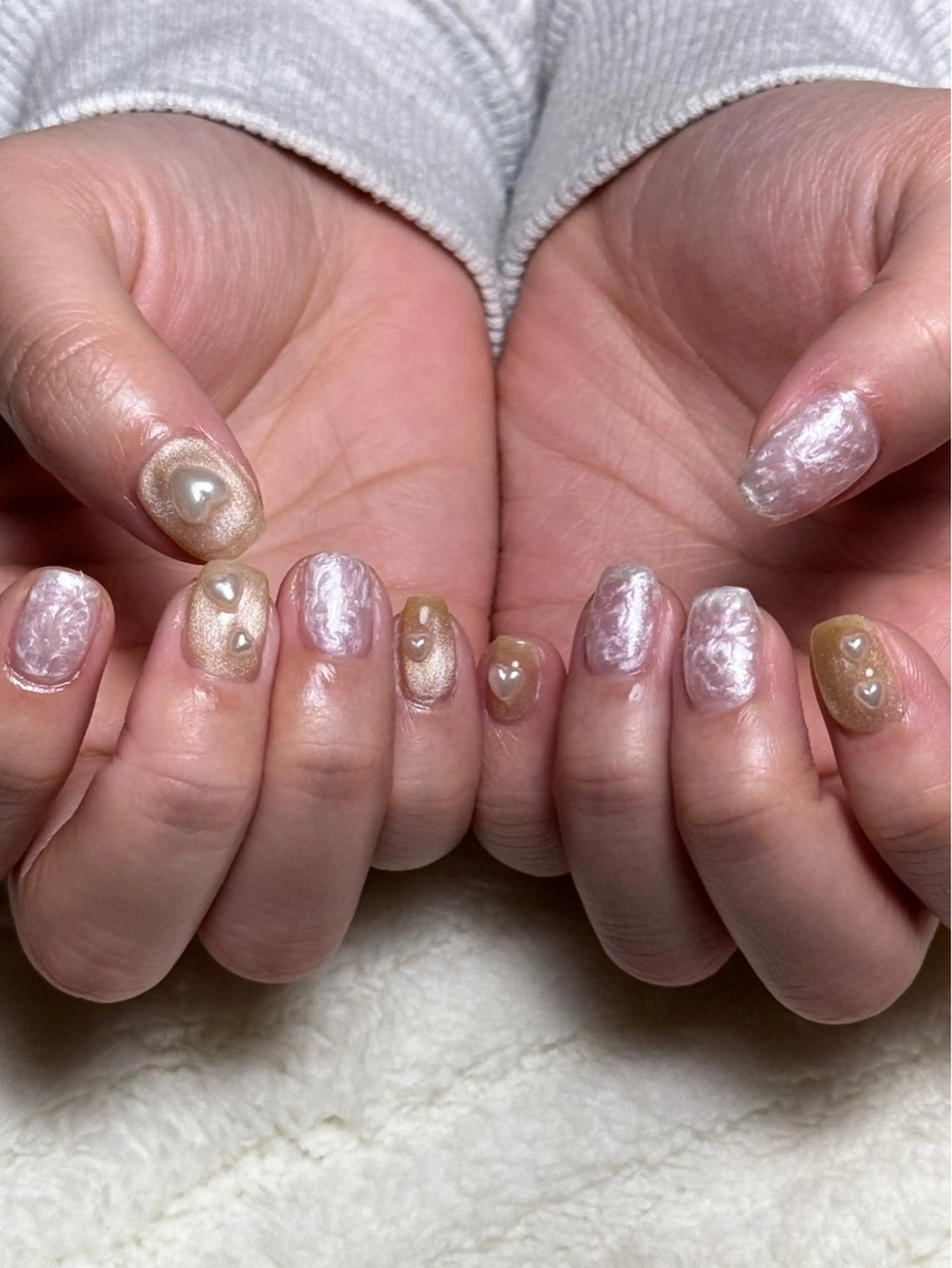 ネイル ハンドネイル 🧺mu ; u ｜ご予約はﾘｸｴｽﾄのネイルデザイン