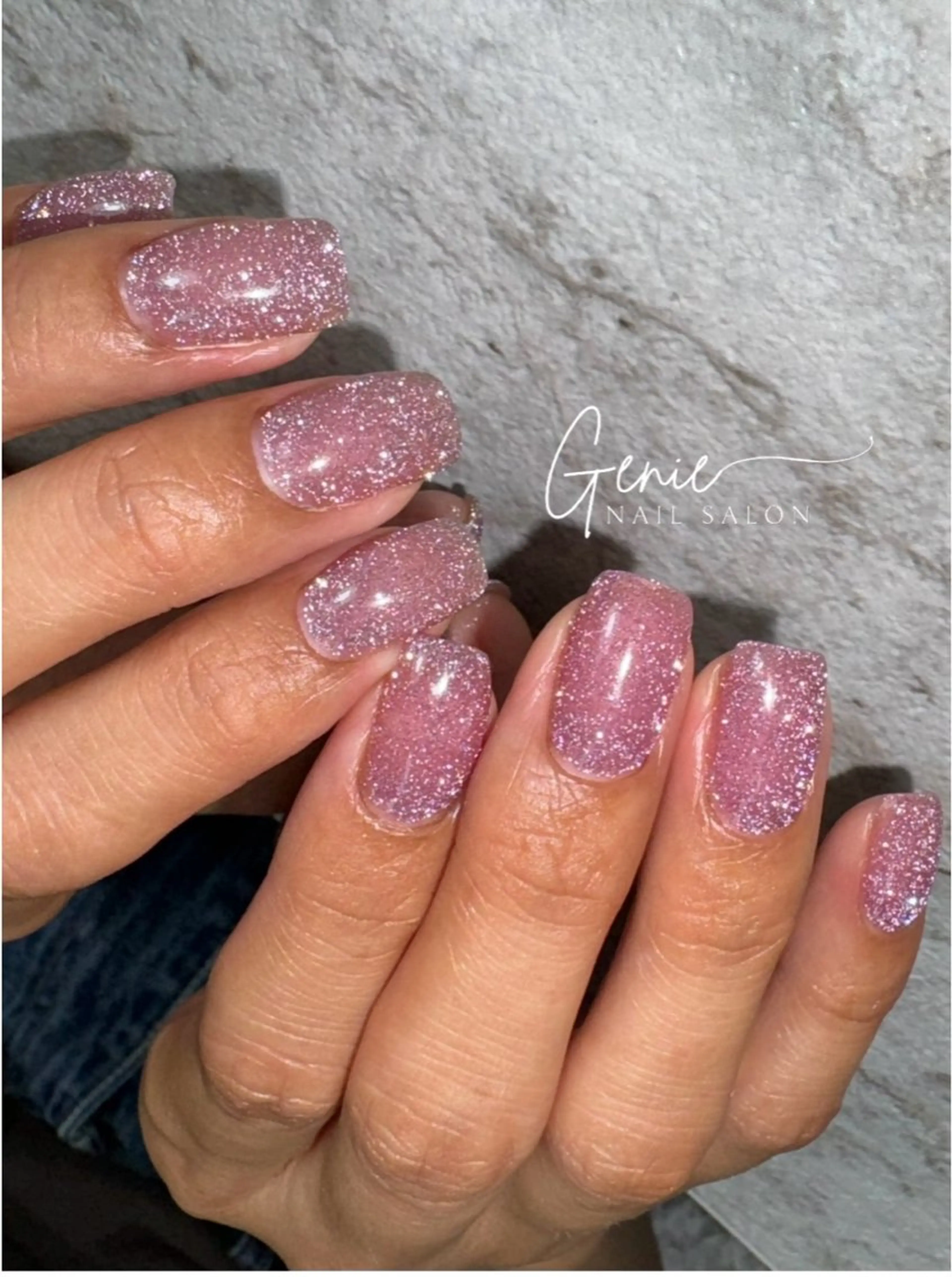 ネイル フラッシュネイル ニュアンスネイル ハンドネイル Nail salon Genieのネイルデザイン