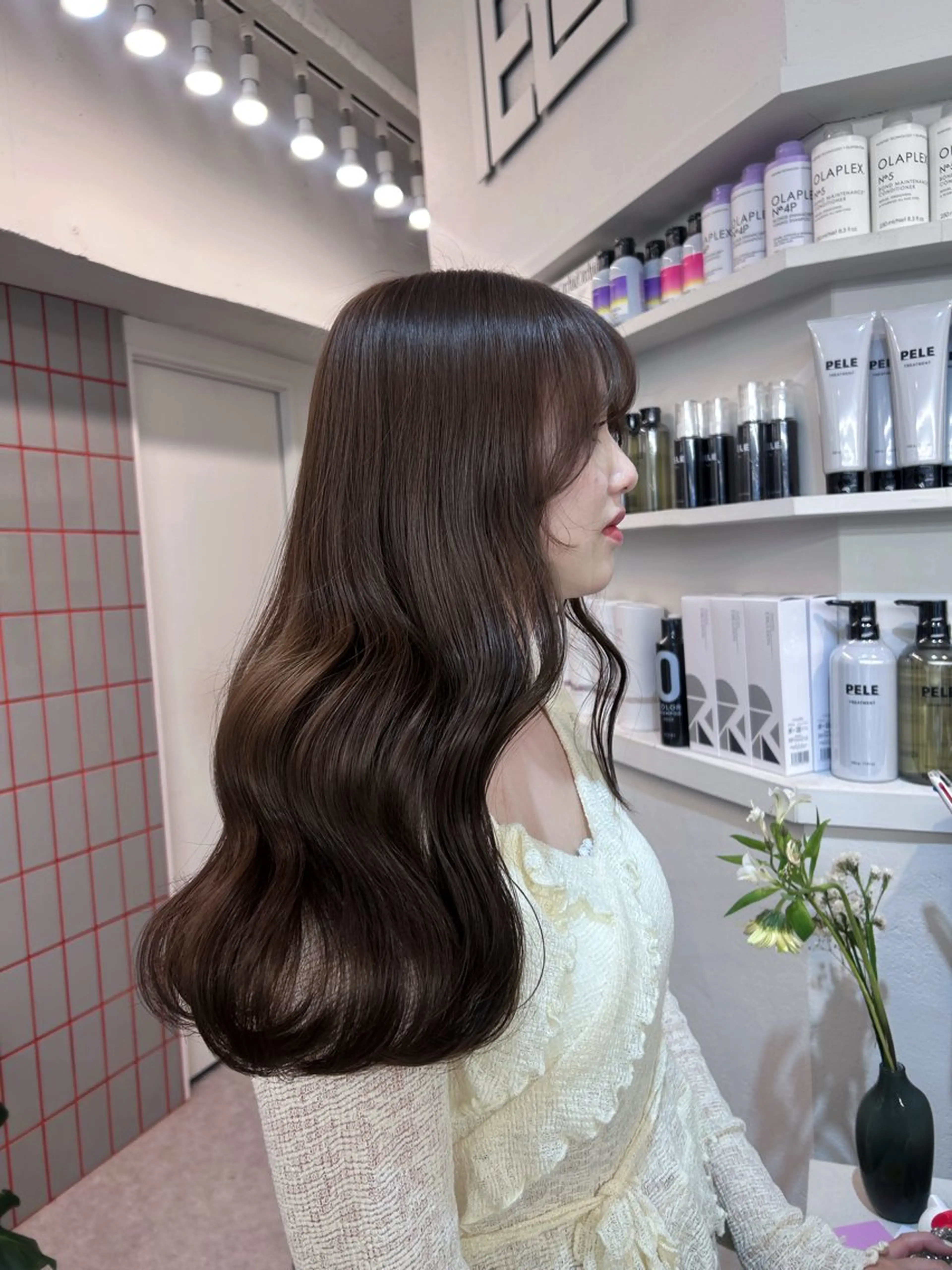 ロング カラー ベージュカラー ブリーチ ブラウンカラー 透明感カラー ダブルカラー カット ヘアカラー トリートメント 💍モテる艶髪 透明感カラー💖のヘアスタイル