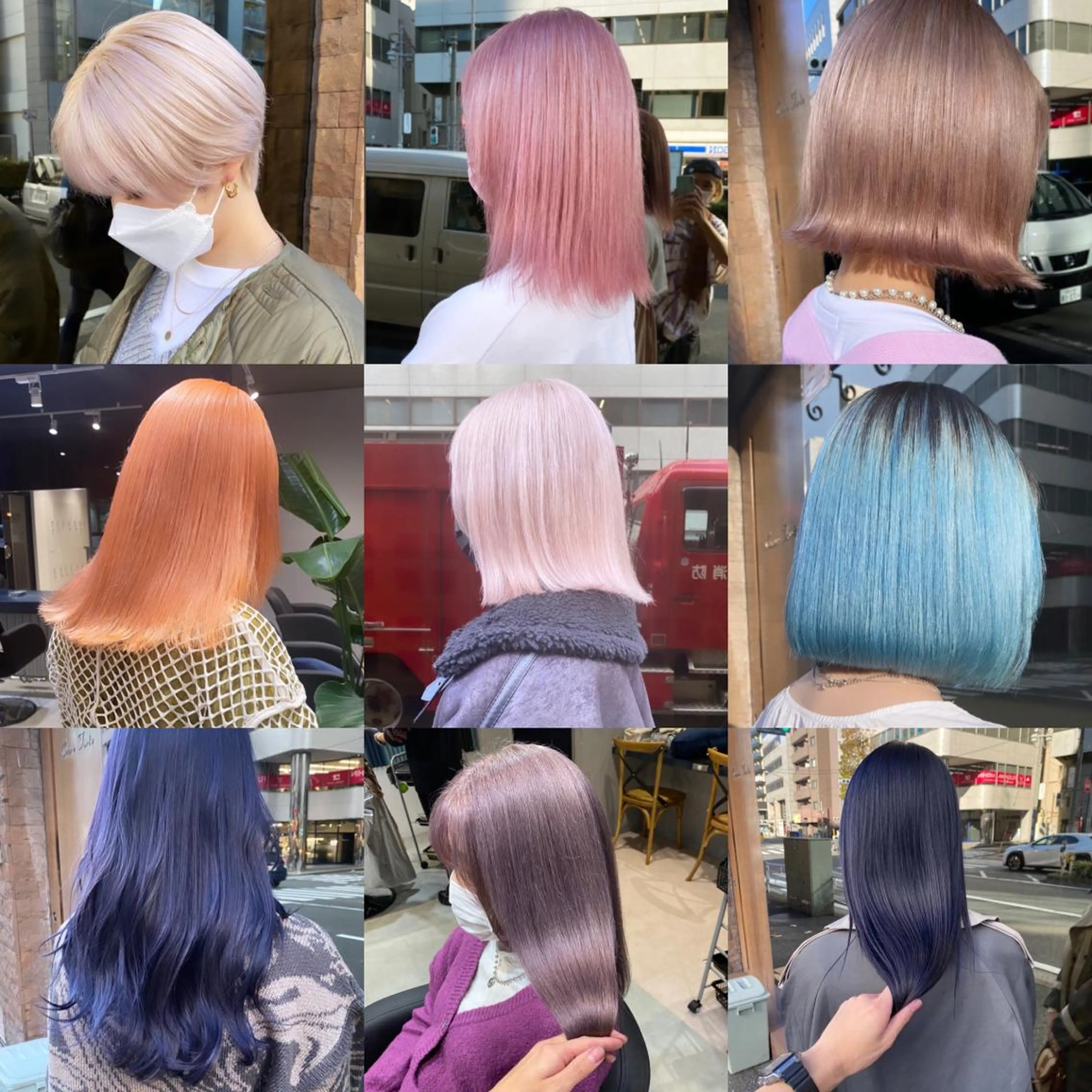 ショート ハイトーン/ ボブ 中村麟のヘアスタイル