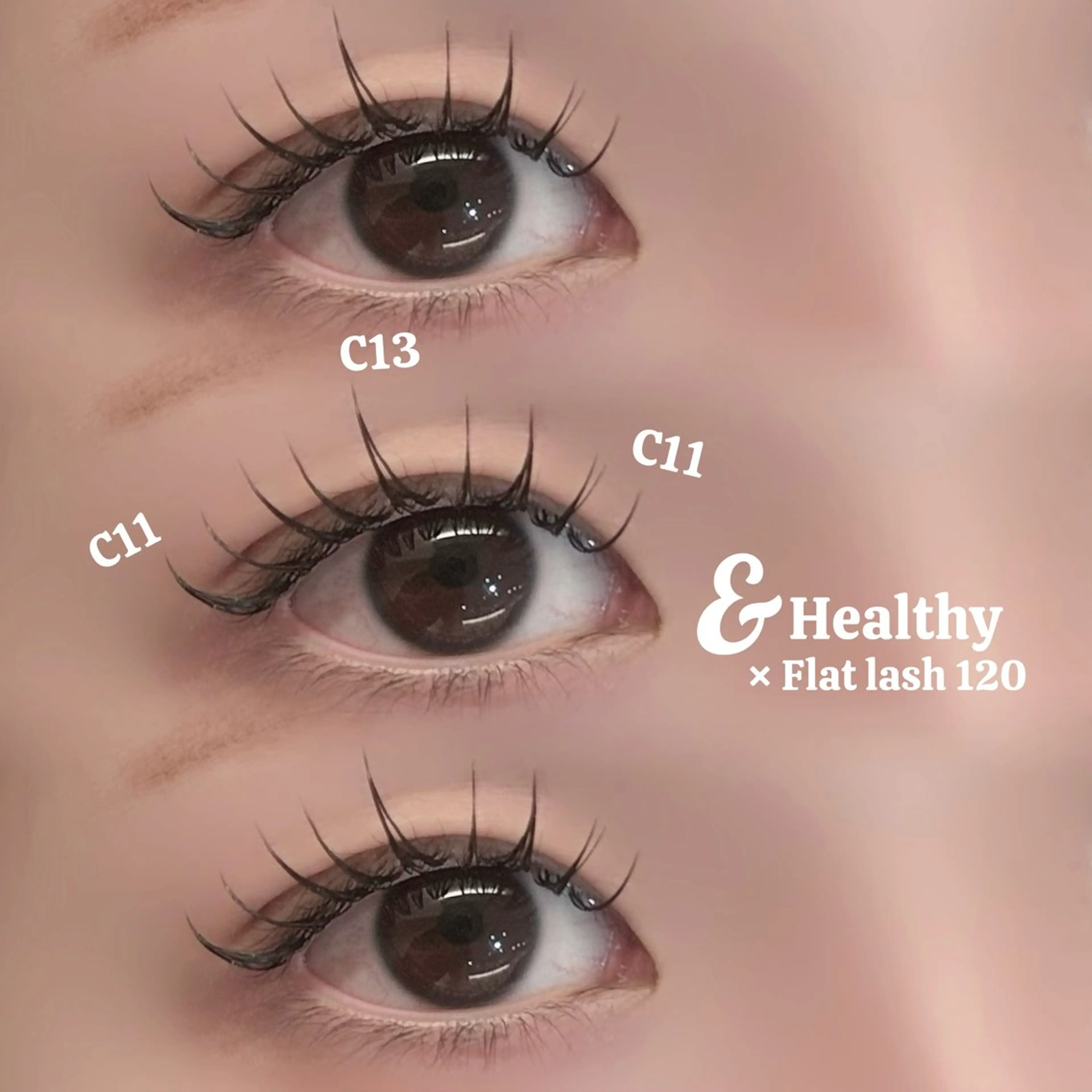 マツエク・マツパ 岩瀬 凜のマツエク・マツパデザイン