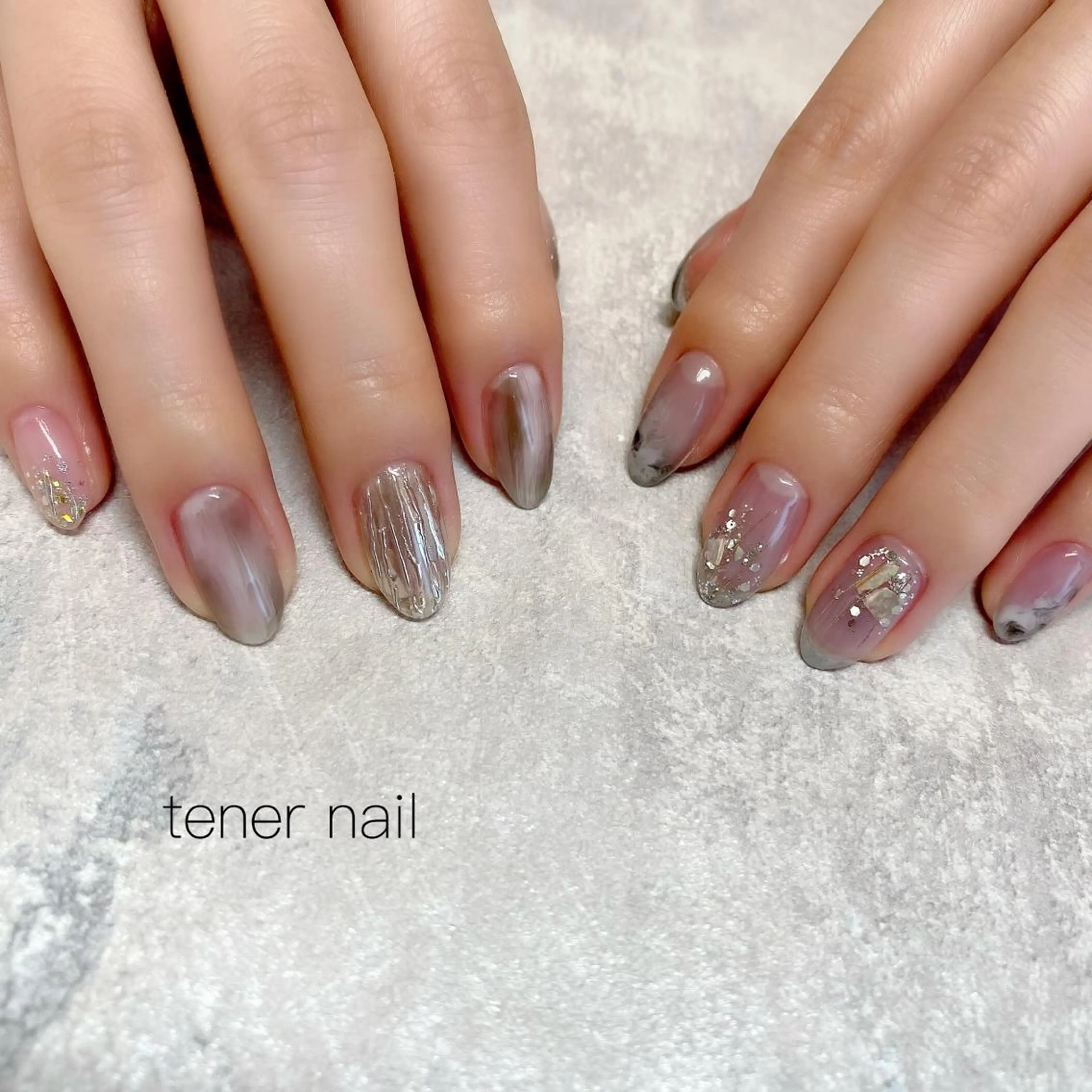 ネイル ニュアンスネイル テネルネイル tener nailのネイルデザイン