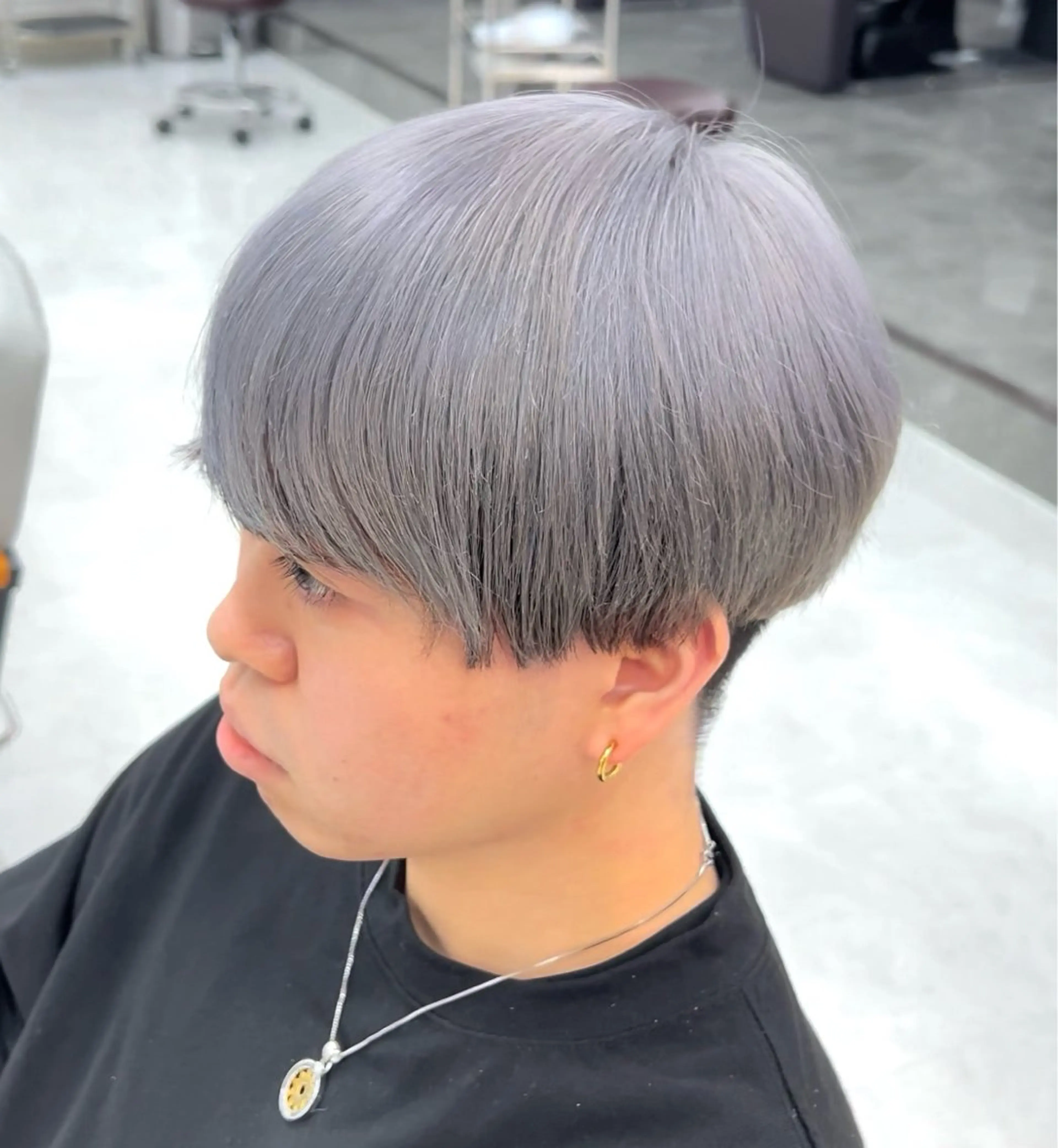 ショート カラー メンズ メンズブリーチ ブリーチ カット ヘアカラー トリートメント ヘアセット フウト/メンズカット /メンズパーマのヘアスタイル