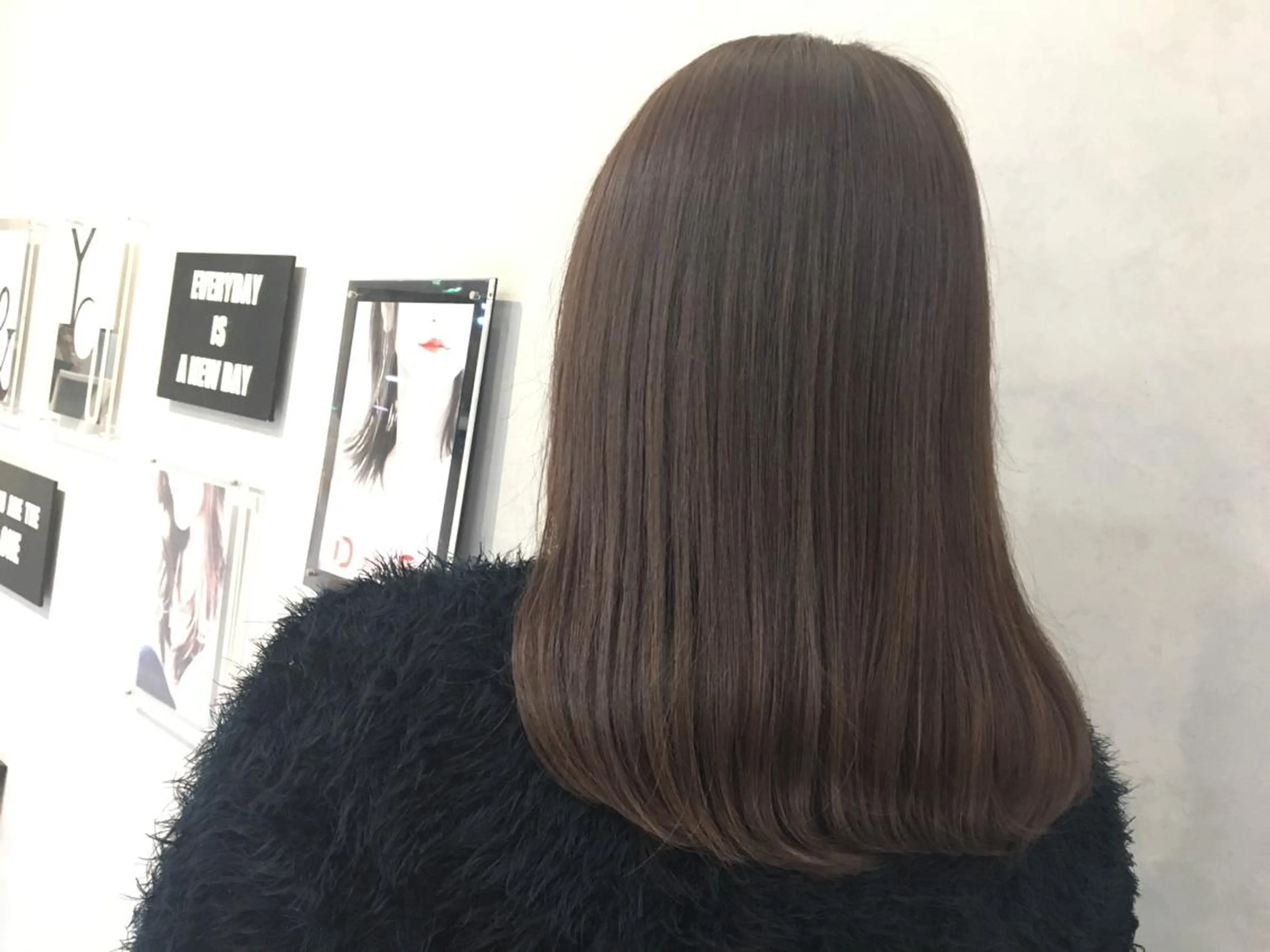 ロング カラー 縮毛矯正 トリートメント ︎︎🧸 ユリ ︎︎🧸のヘアスタイル