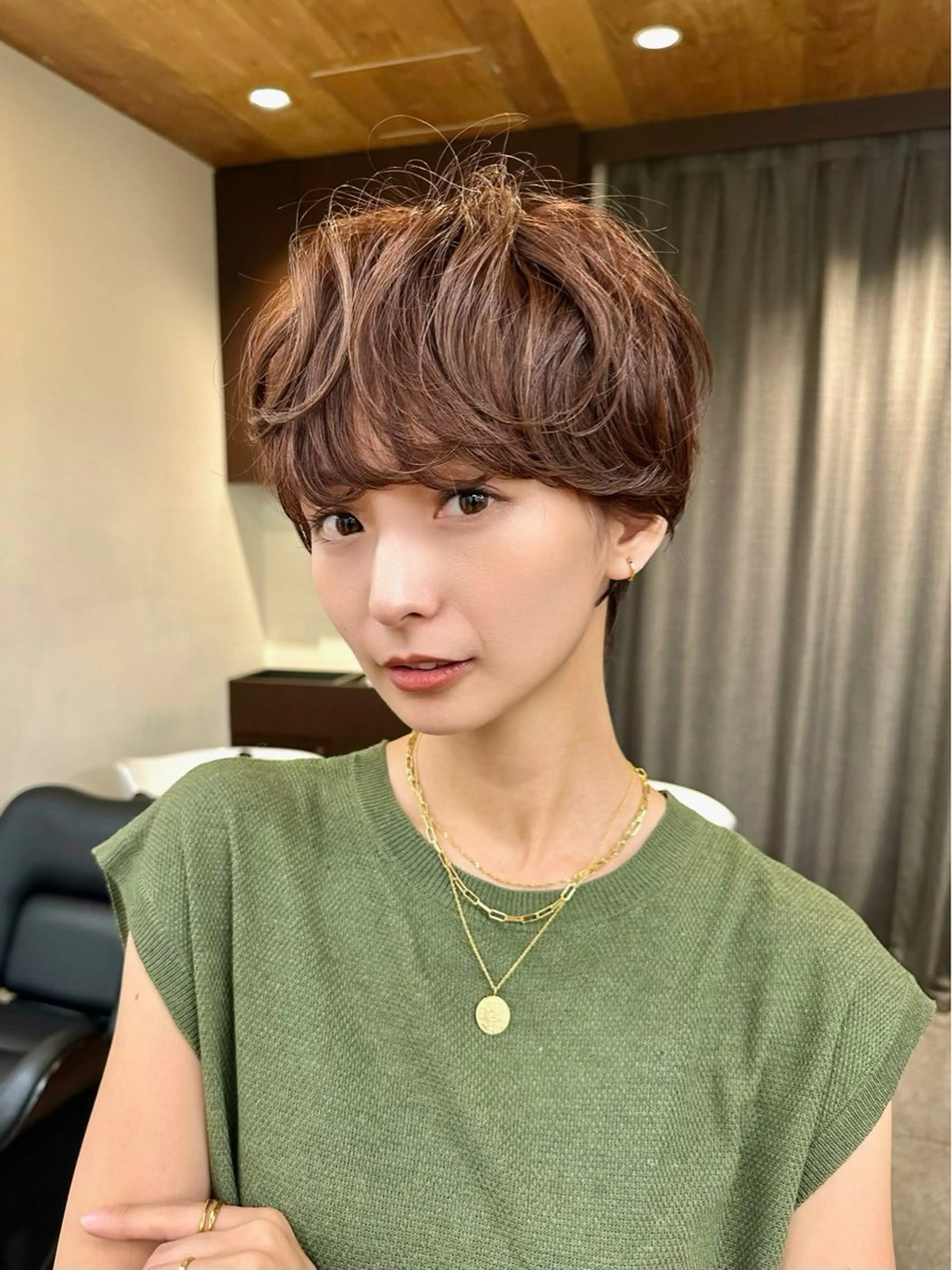 ショート カラー 似合わせカット ショートヘア カット ヘアカラー 銀座No.1ショート 似合わせカット/といのヘアスタイル