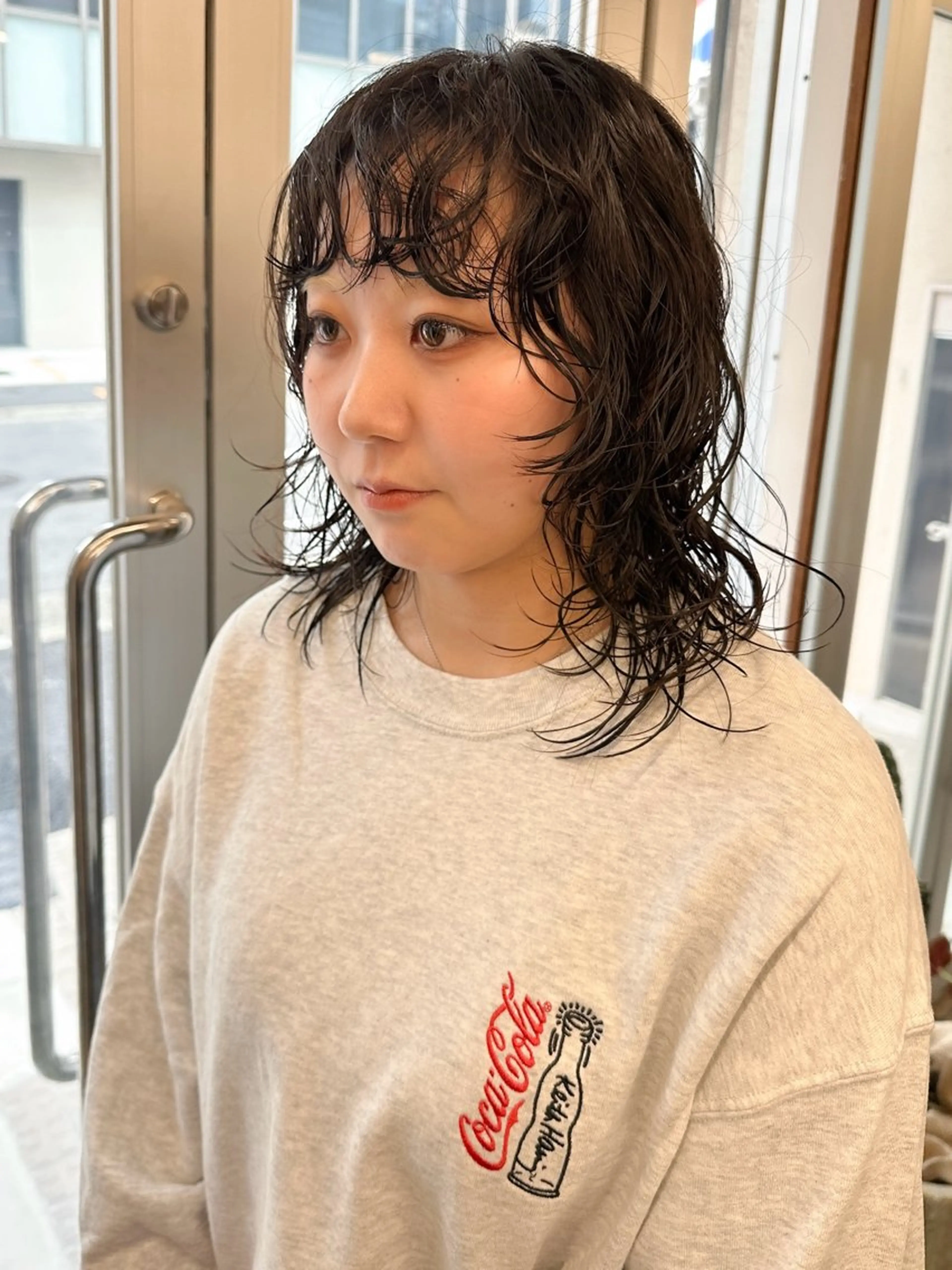 セミロング パーマ 🐏nao /レイヤーカット🐏のヘアスタイル