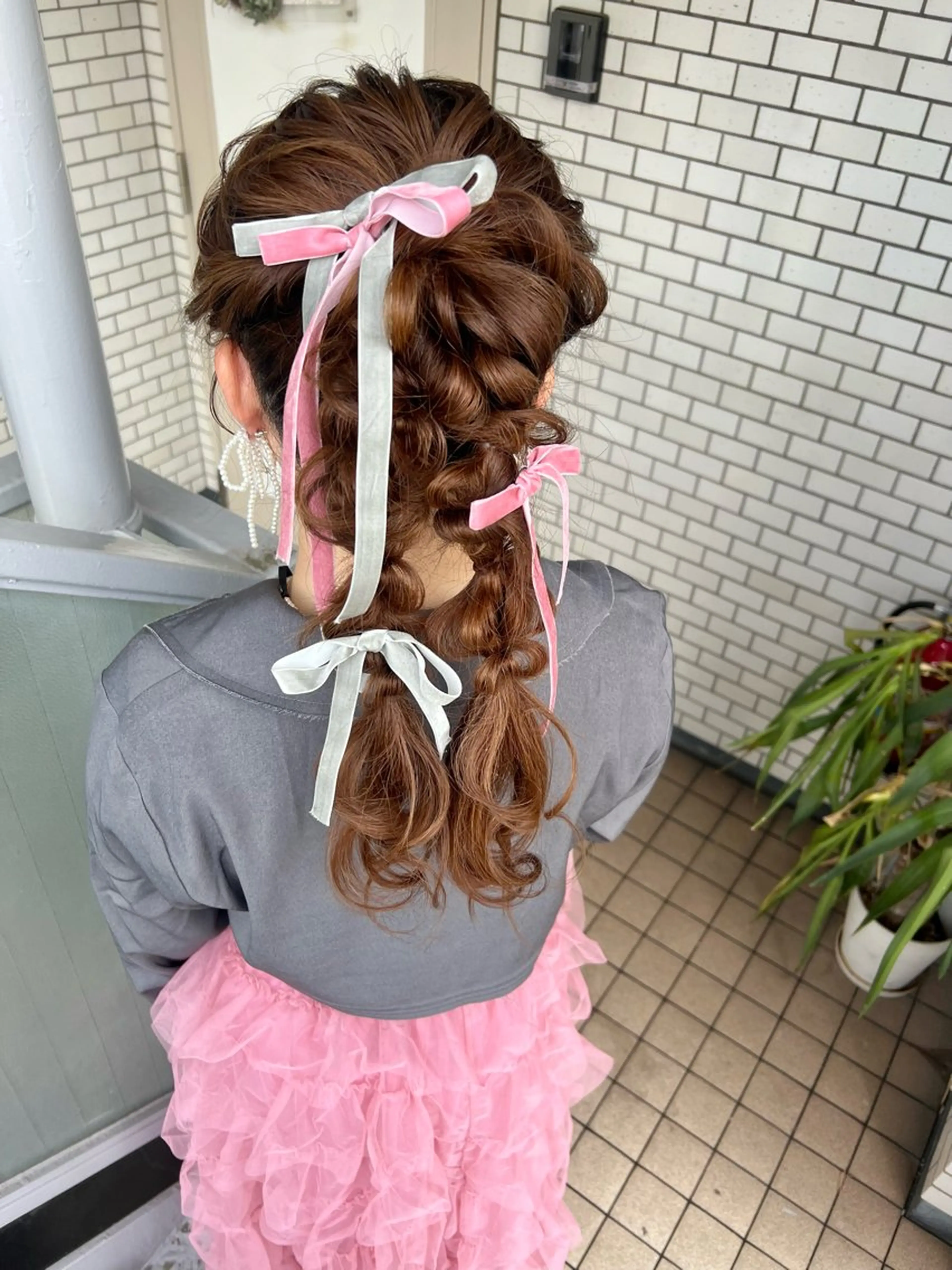 ヘアアレンジ ヘアセット 大人可愛いヘアメイク 💋🧚♀️しずかのヘアスタイル