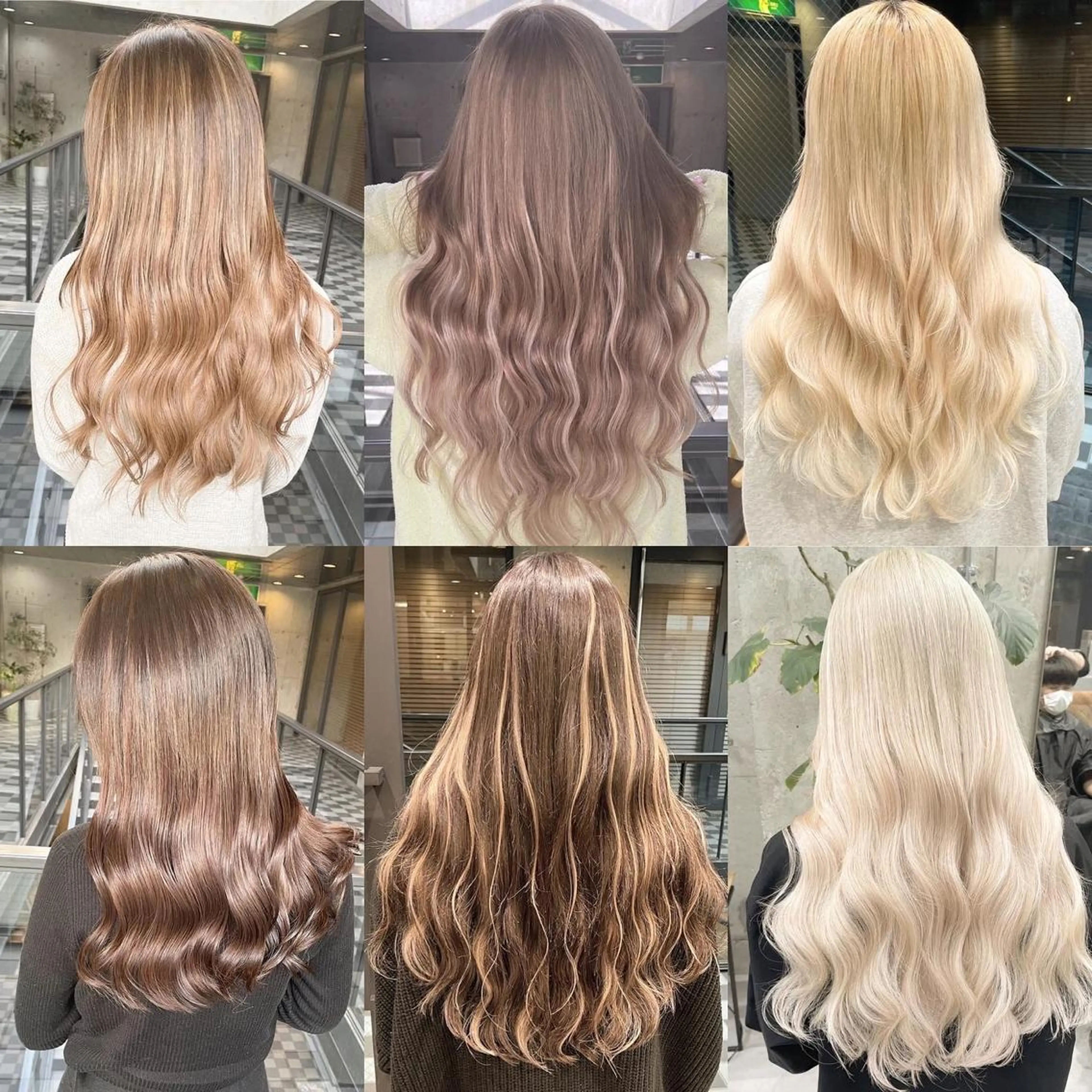 ロング カラー ヘアアレンジ エクステ TATSUYA アートディレクターのヘアスタイル