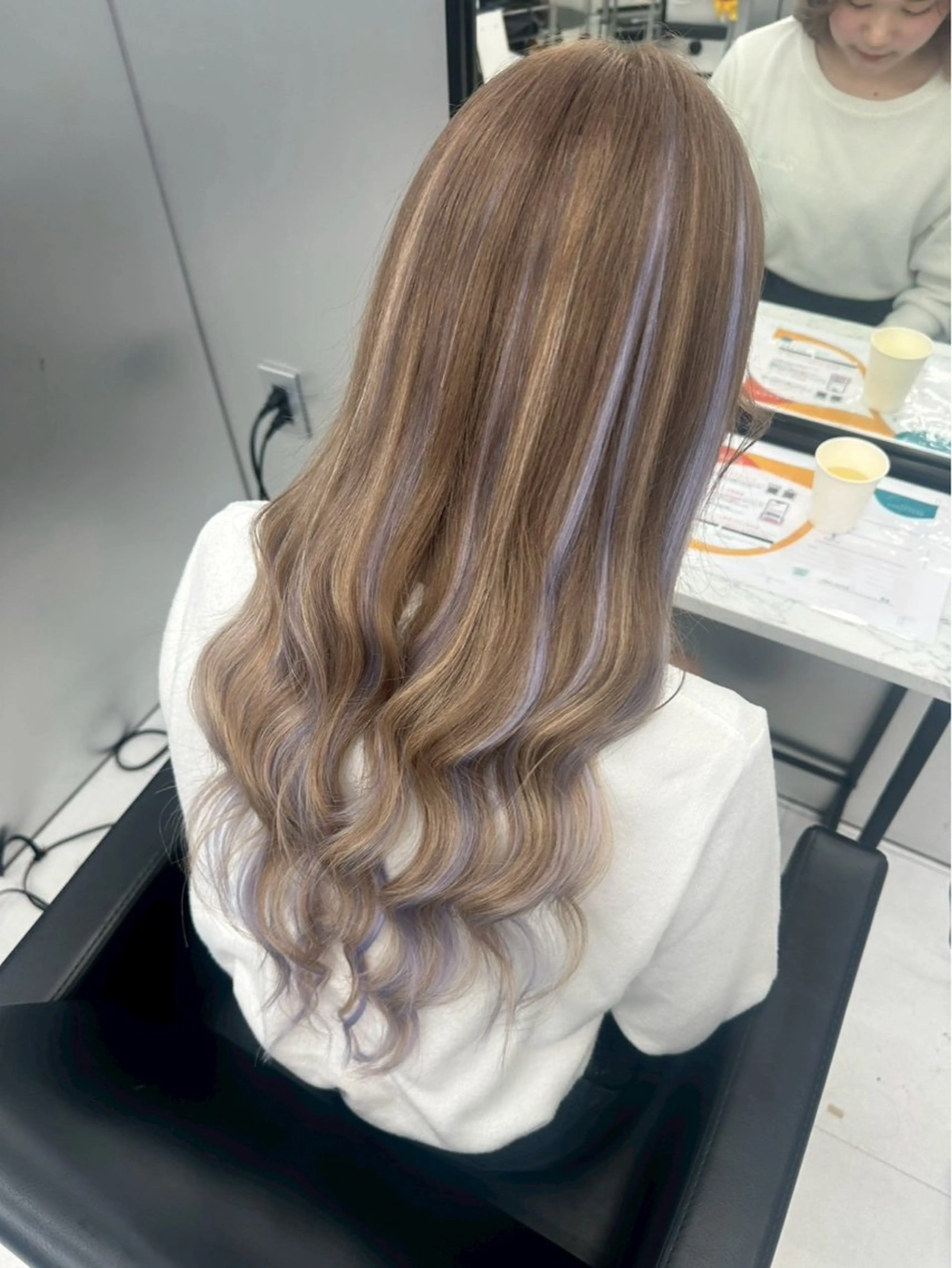 カラー 🌈推し活ハイトーン 💫荒川結星のヘアスタイル