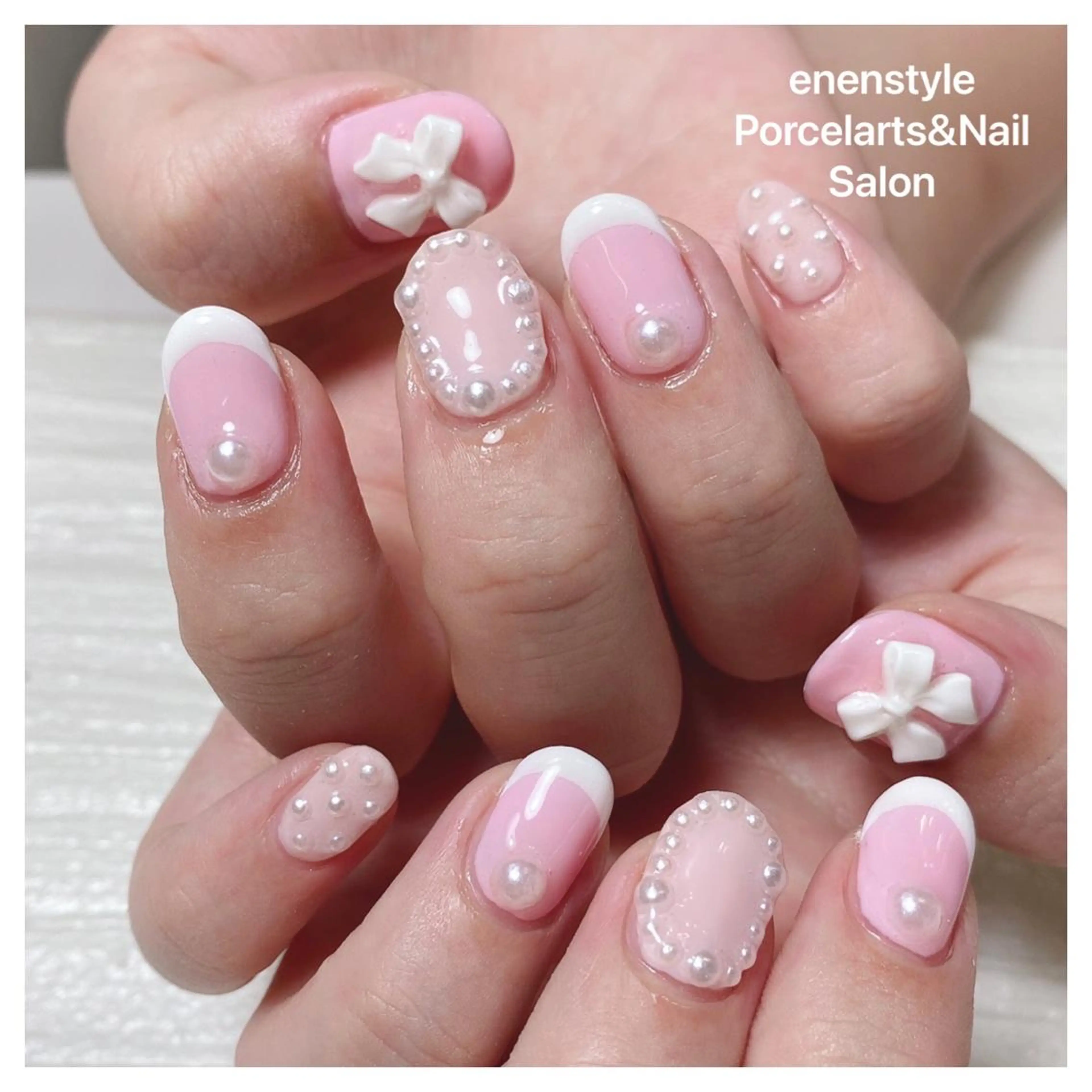 ミディアム ネイル 👑enen style👑のネイルデザイン