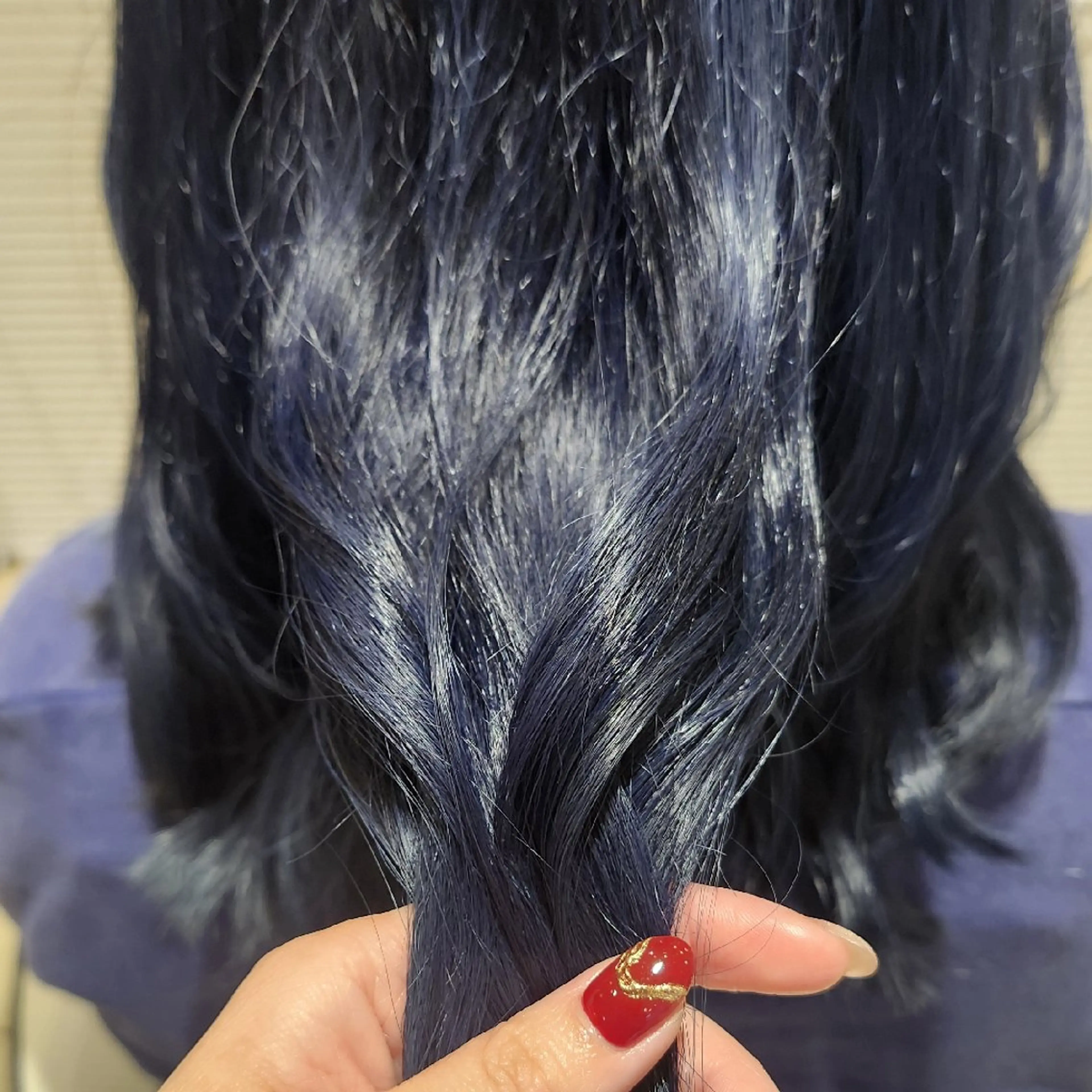 ミディアム カラー ブルーカラー 暖色カラー/髪質改善 /メンズ🧡莉南のヘアスタイル